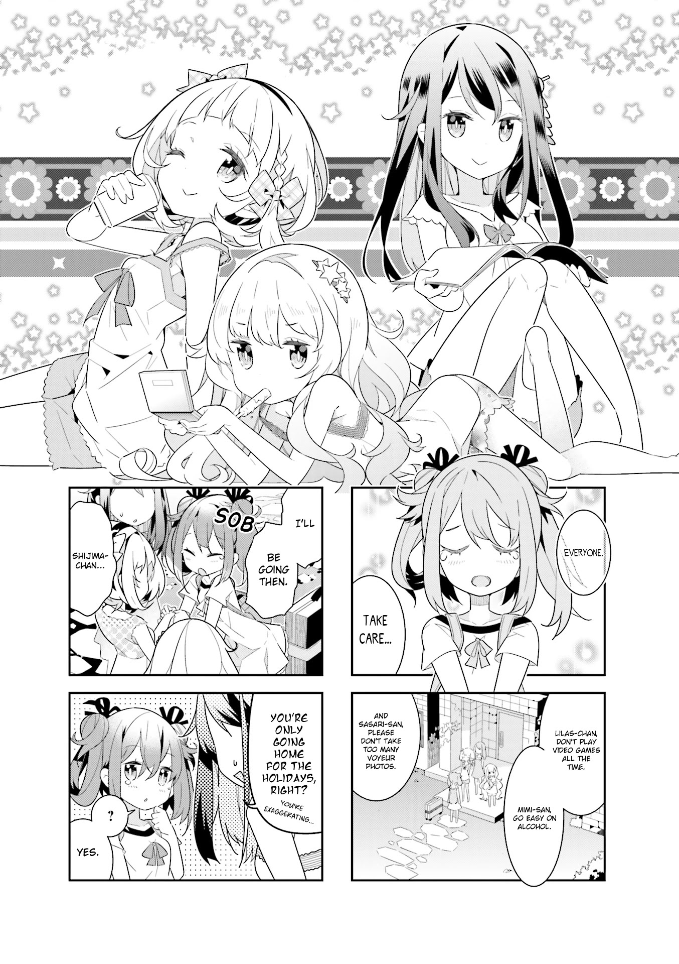 The Life After Retirement of Magical Girls Chapter 11 page 1 - Chapter 11: In a Pinch! Homeward Bound Shijima and the Three Leftovers