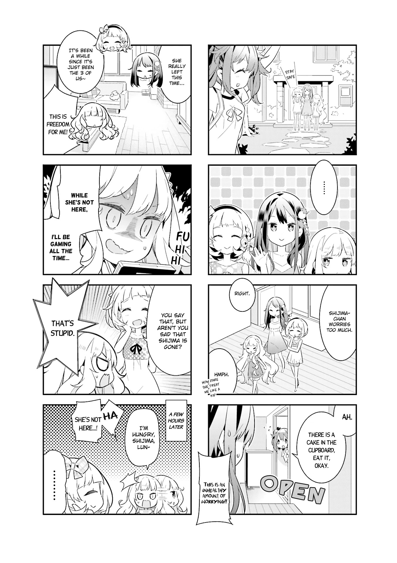 The Life After Retirement of Magical Girls Chapter 11 page 2 - Chapter 11: In a Pinch! Homeward Bound Shijima and the Three Leftovers