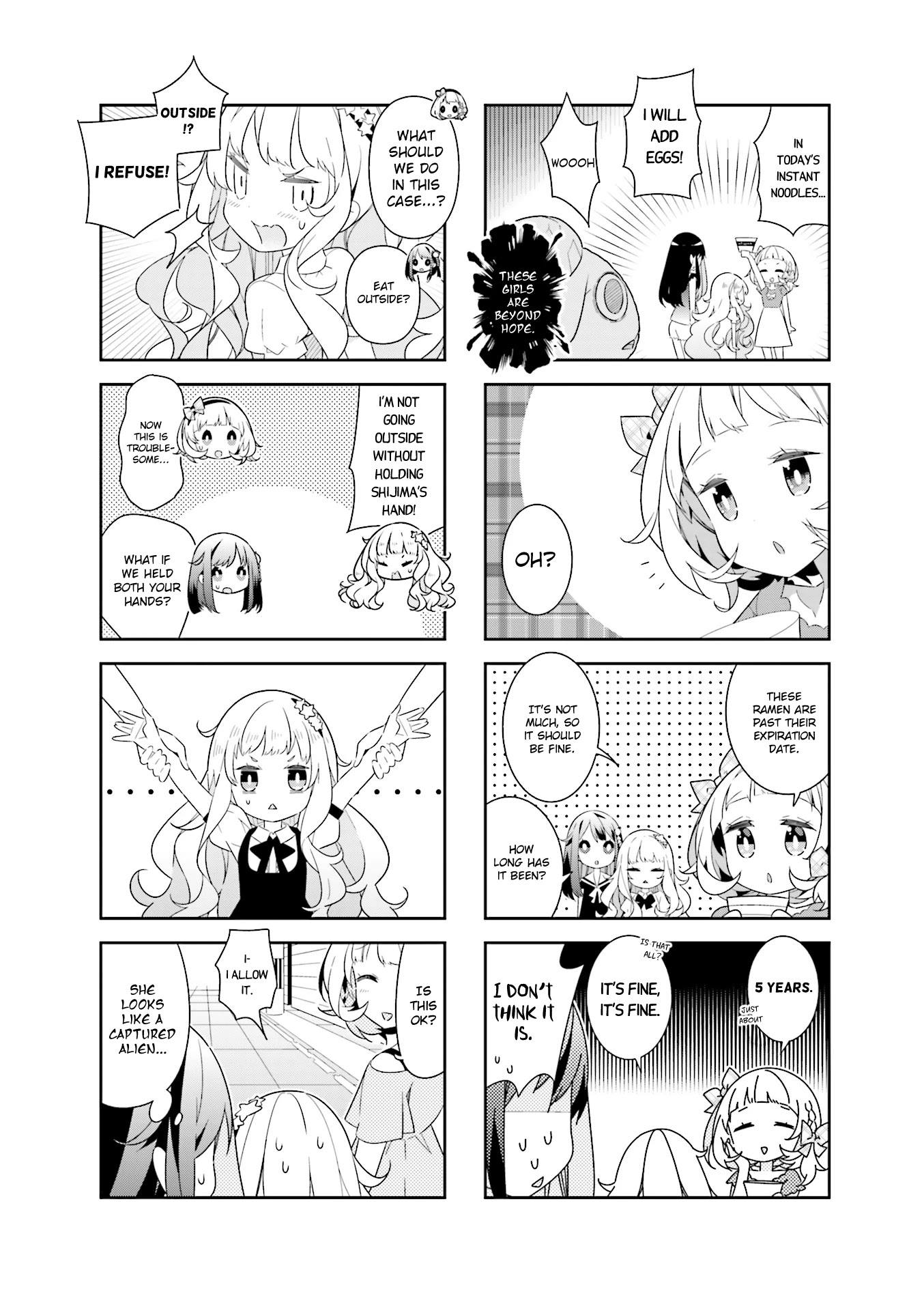 The Life After Retirement of Magical Girls Chapter 11 page 4 - Chapter 11: In a Pinch! Homeward Bound Shijima and the Three Leftovers