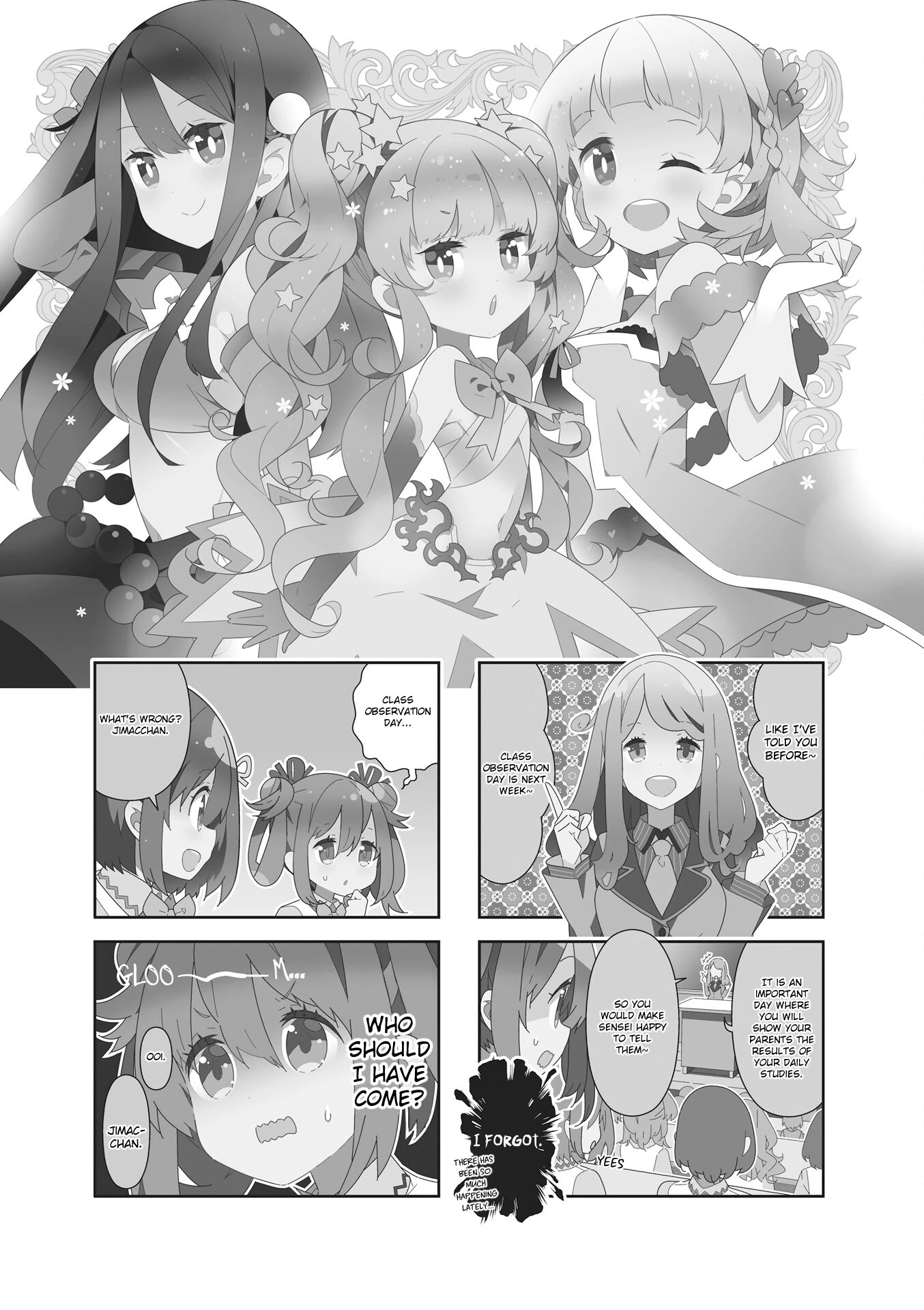 The Life After Retirement of Magical Girls Chapter 20 page 1 - Chapter 20: Chaotic Class Observation Day