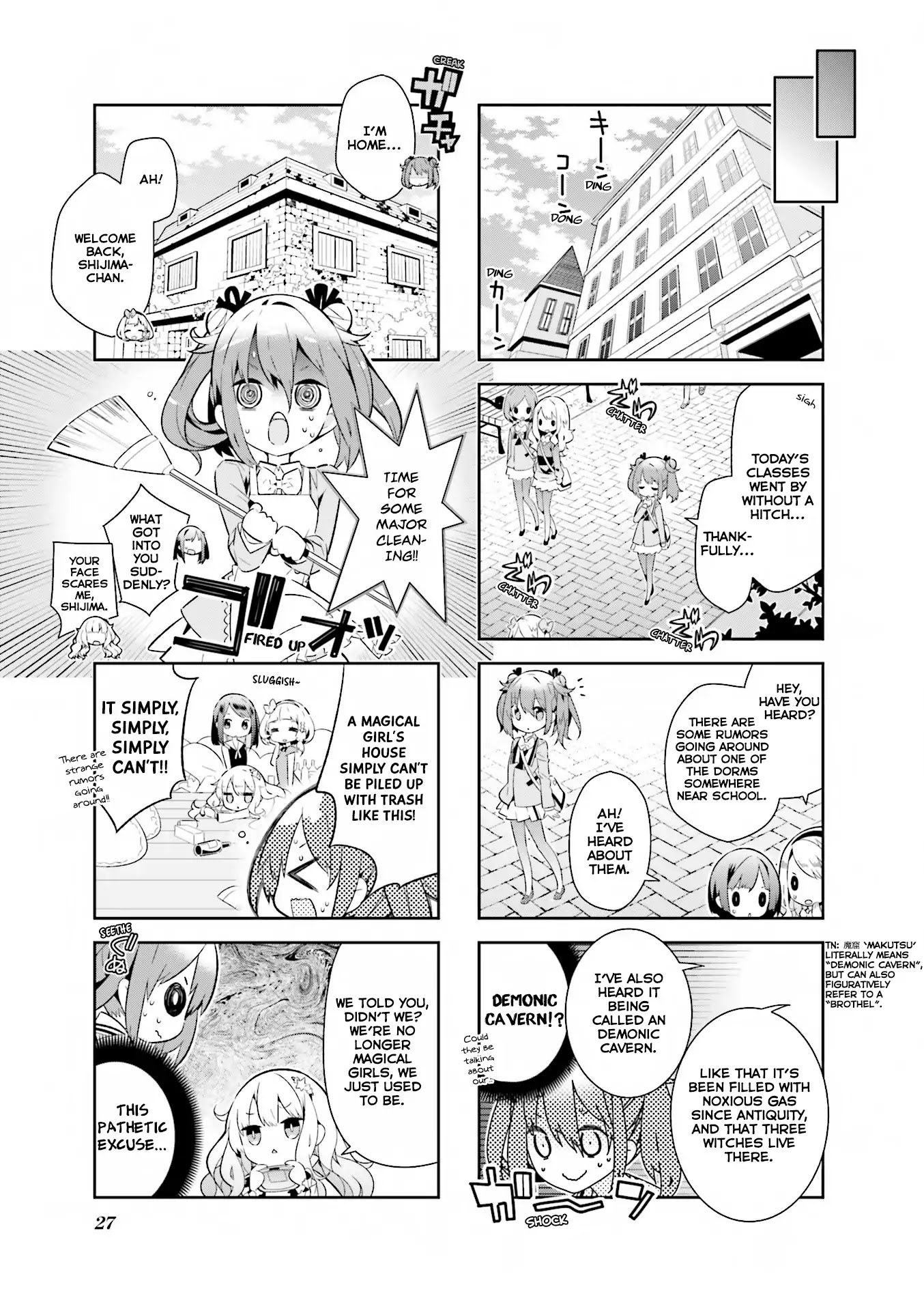 The Life After Retirement of Magical Girls Chapter 3 page 4 - Chapter 3: Love And Sadness During The Great Cleaning Wars
