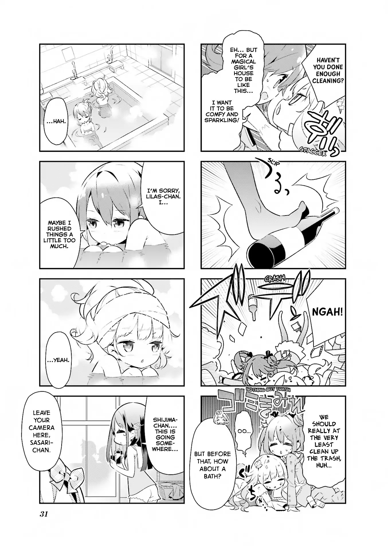 The Life After Retirement of Magical Girls Chapter 3 page 8 - Chapter 3: Love And Sadness During The Great Cleaning Wars