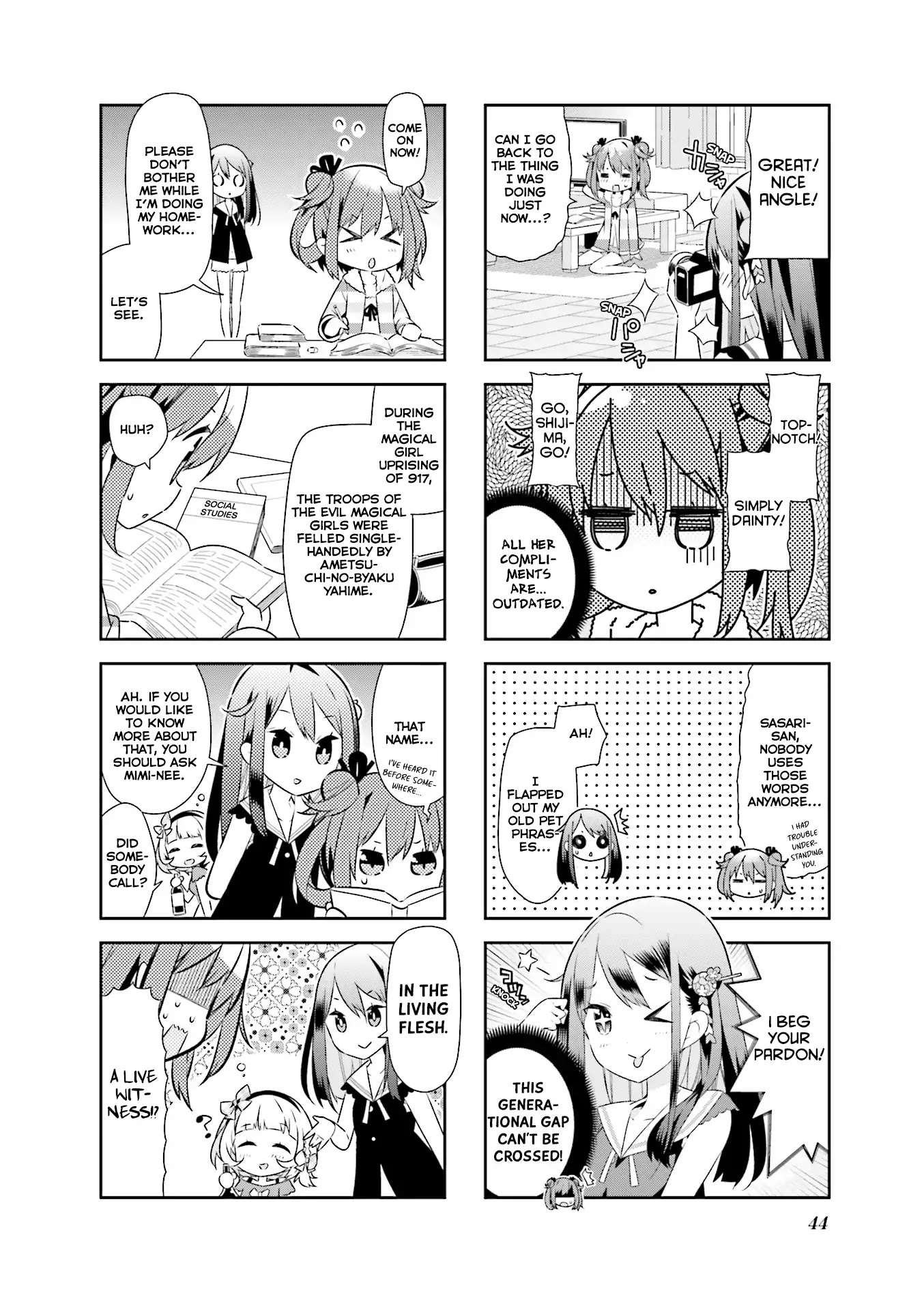 The Life After Retirement of Magical Girls Chapter 5 page 3 - Chapter 5: Exposed! Sasari's Secret