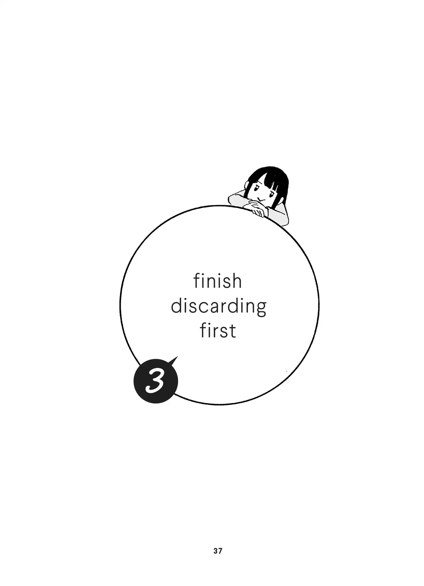 The Life-Changing Manga of Tidying Up: A Magical Story Chapter 3 page 1 - Chapter 3: Finish discarding first