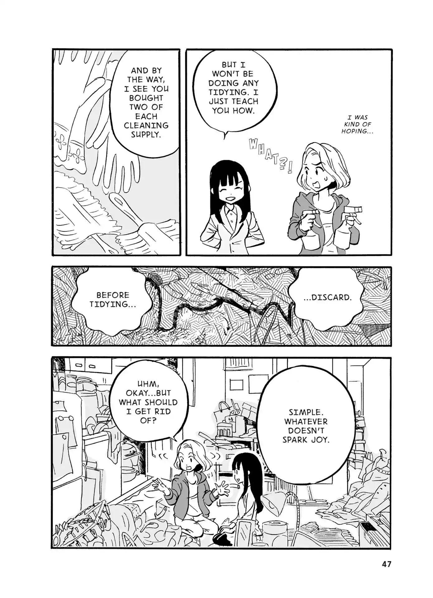 The Life-Changing Manga of Tidying Up: A Magical Story Chapter 3 page 11 - Chapter 3: Finish discarding first