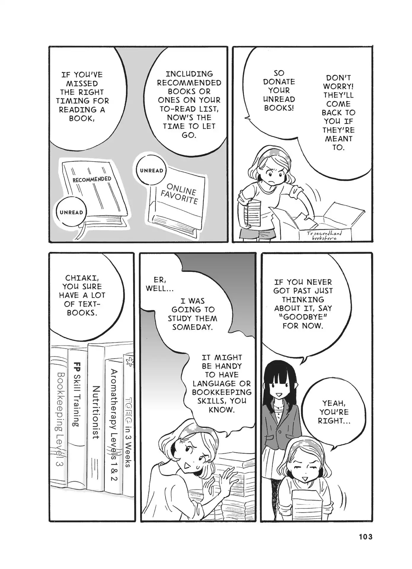 The Life-Changing Manga of Tidying Up: A Magical Story Chapter 6 page 13 - Chapter 6: choose books by feel