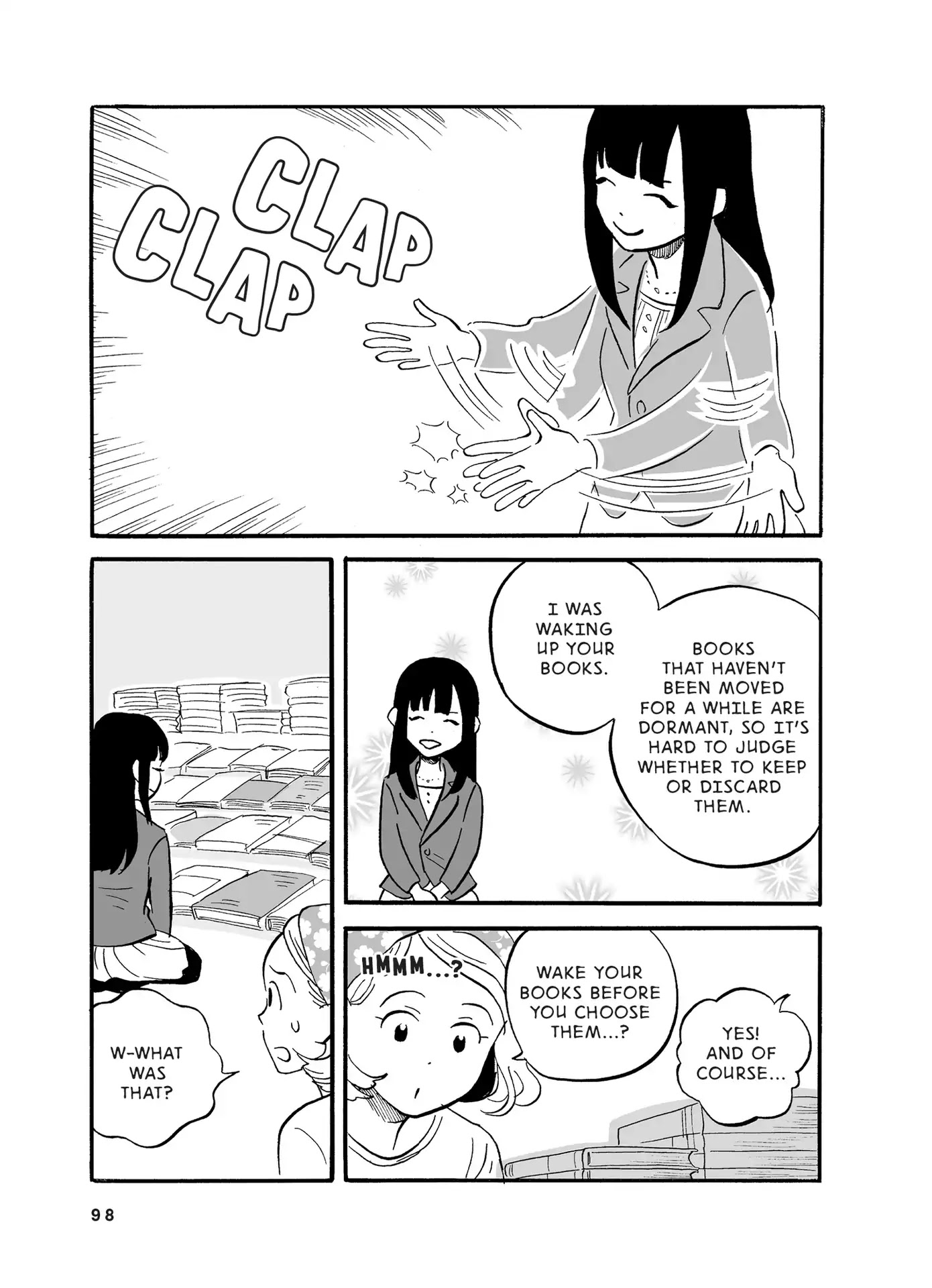 The Life-Changing Manga of Tidying Up: A Magical Story Chapter 6 page 8 - Chapter 6: choose books by feel