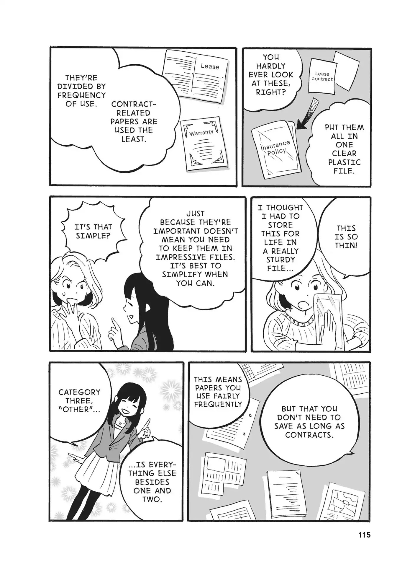 The Life-Changing Manga of Tidying Up: A Magical Story Chapter 7 page 7 - Chapter 7: Papers and komono