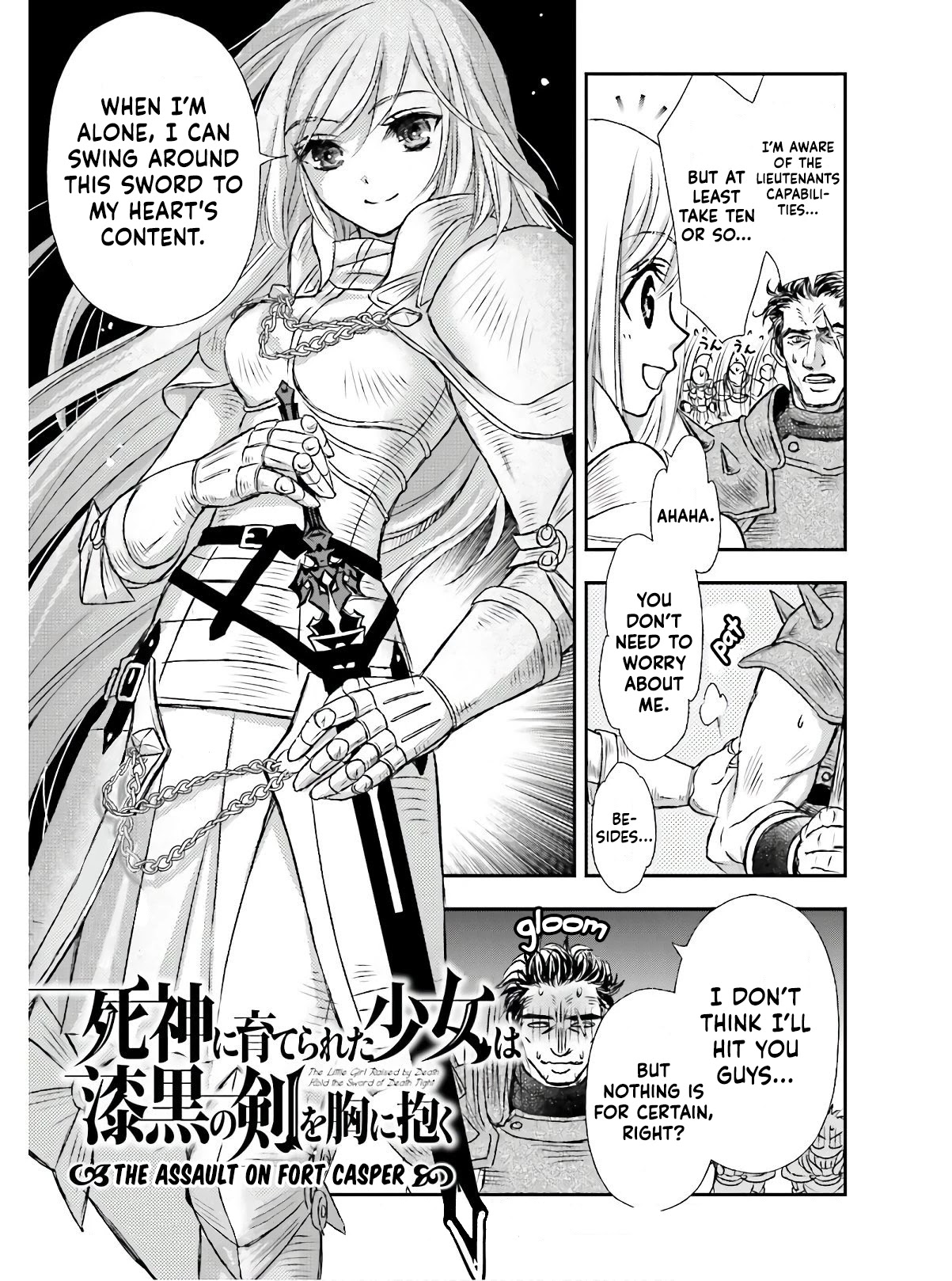 The Little Girl Raised by Death Hold the Sword of Death Tight Chapter 13 page 4 - Chapter 13: The Assault On Fort Casper