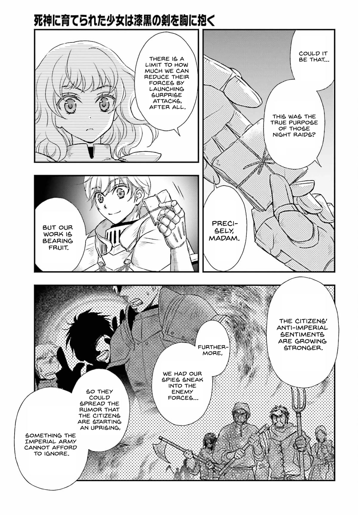 The Little Girl Raised by Death Hold the Sword of Death Tight Chapter 34 page 4 - Chapter 34: Through the dark night