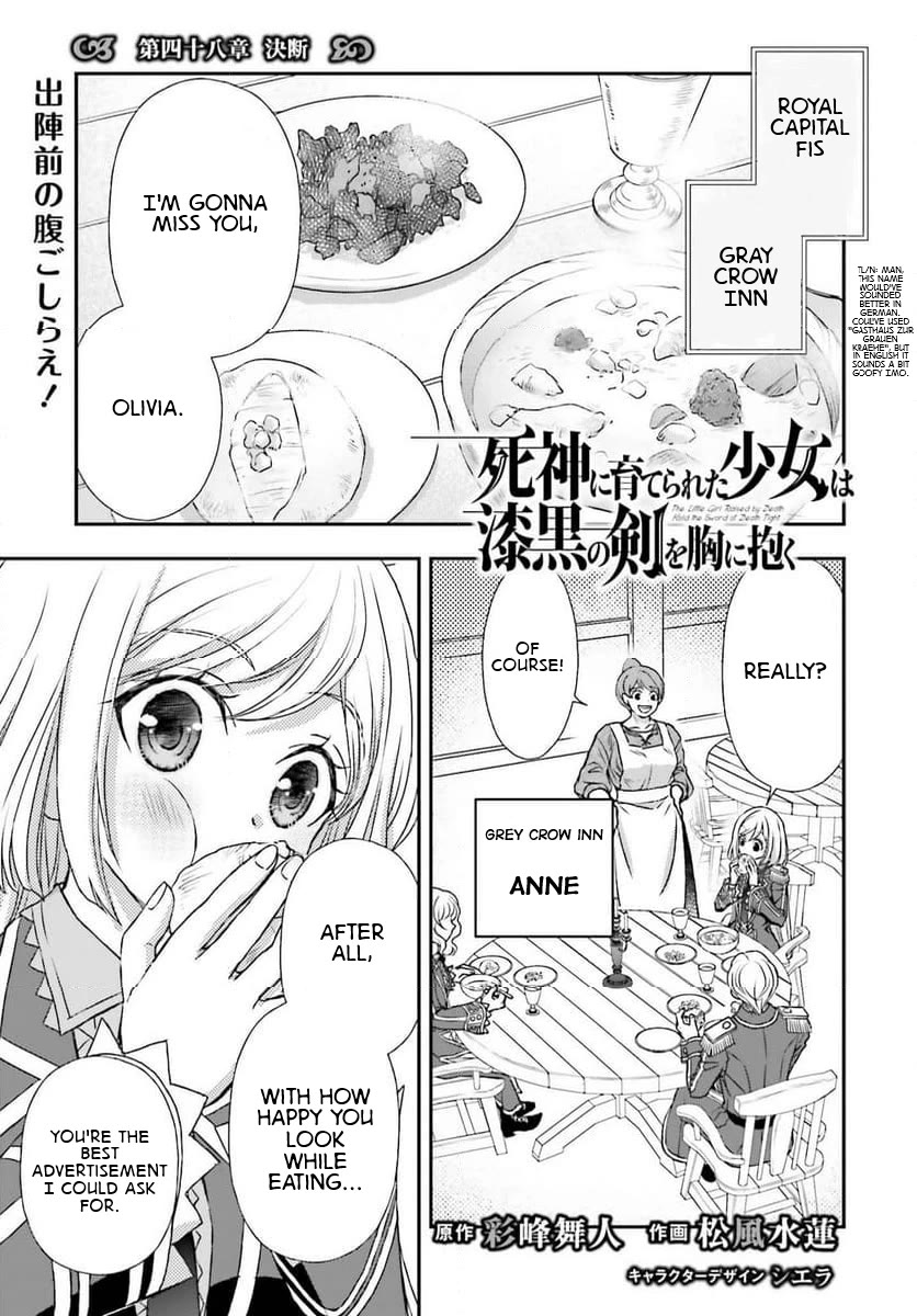 The Little Girl Raised by Death Hold the Sword of Death Tight Chapter 48 page 1 - Chapter 48: Decision