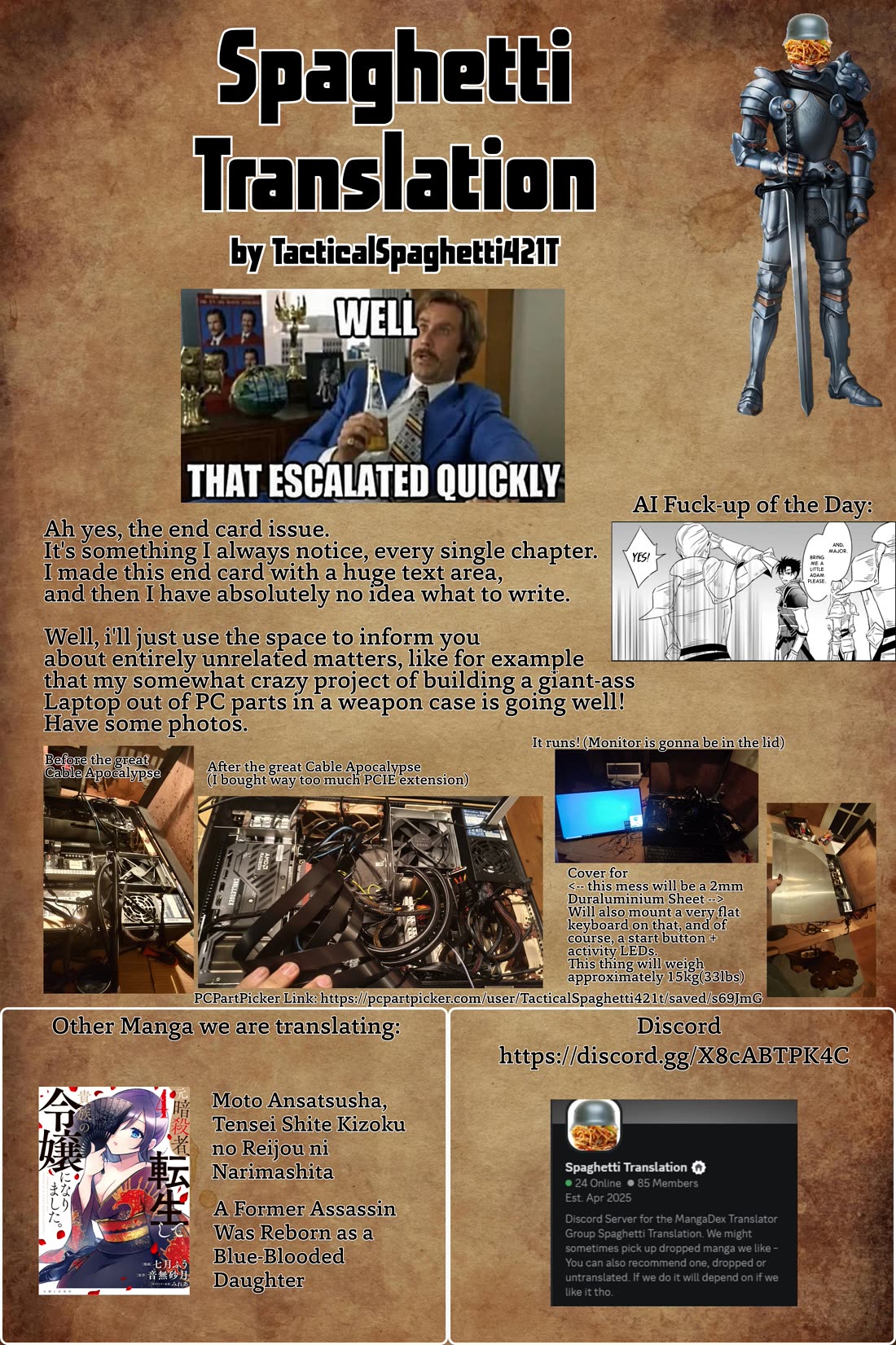 The Little Girl Raised by Death Hold the Sword of Death Tight Chapter 55.1 page 23 - Chapter 55.1: Transfer ①