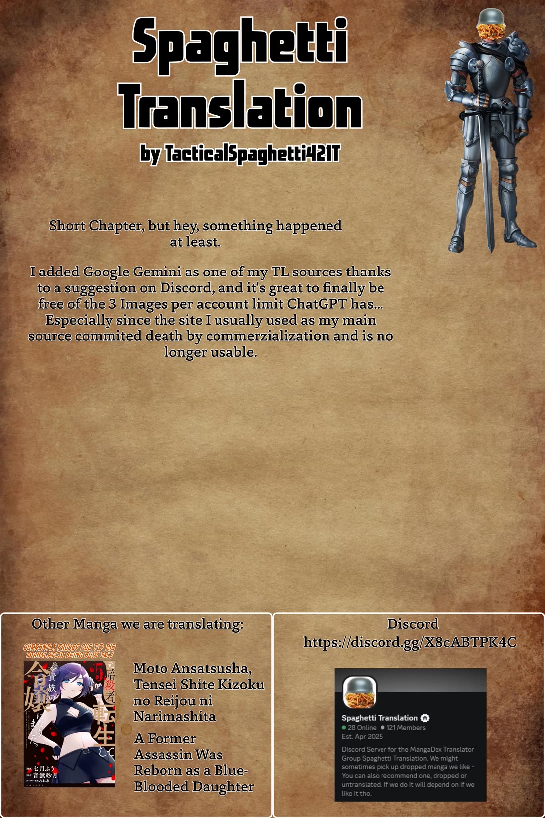 The Little Girl Raised by Death Hold the Sword of Death Tight Chapter 57.2 page 10 - Chapter 57.2: Royal Audience ②