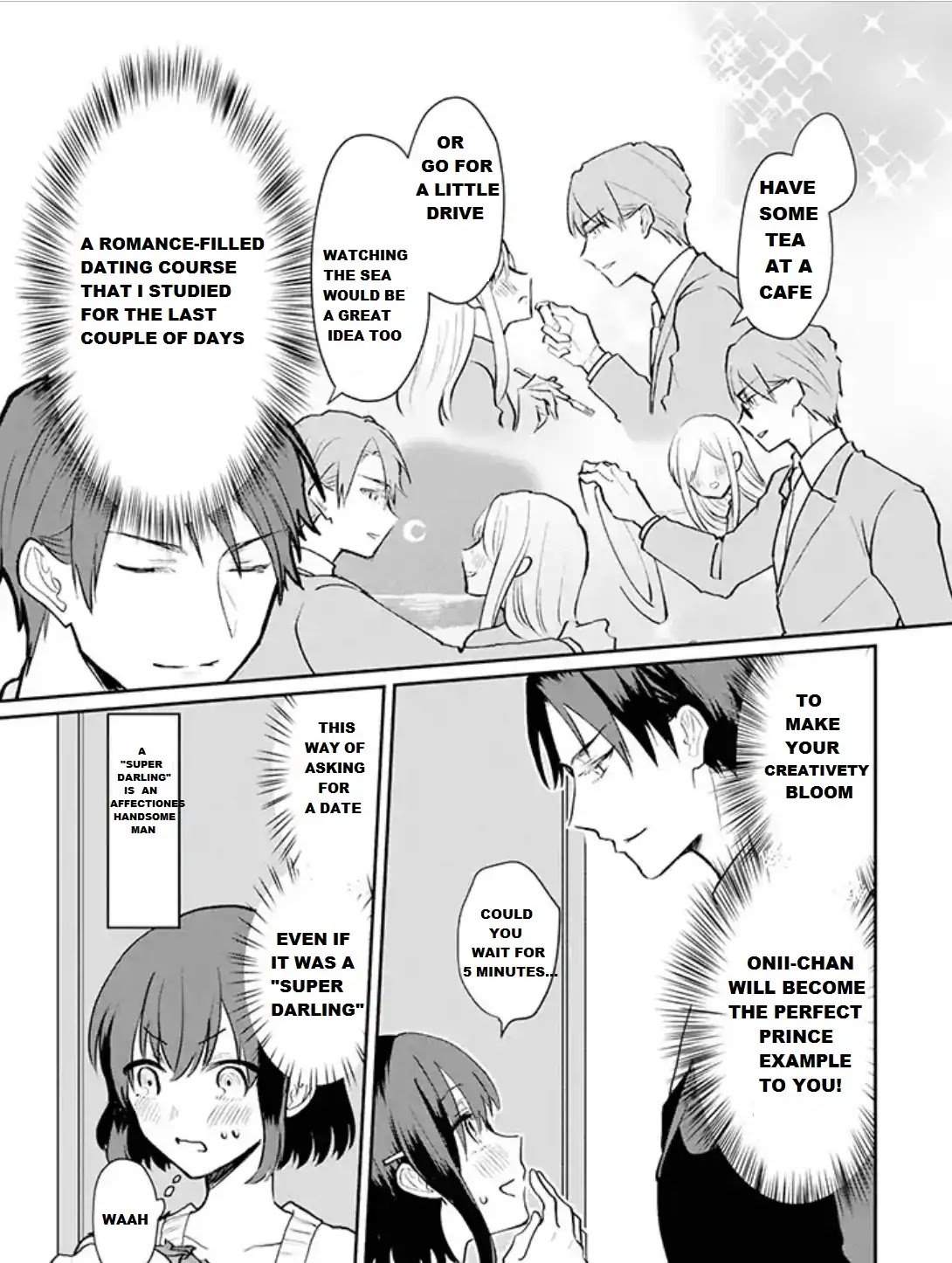 The Little Sister's BL Manga X The Big Brother's Shoujo Manga Chapter 1 page 7 - Chapter 1