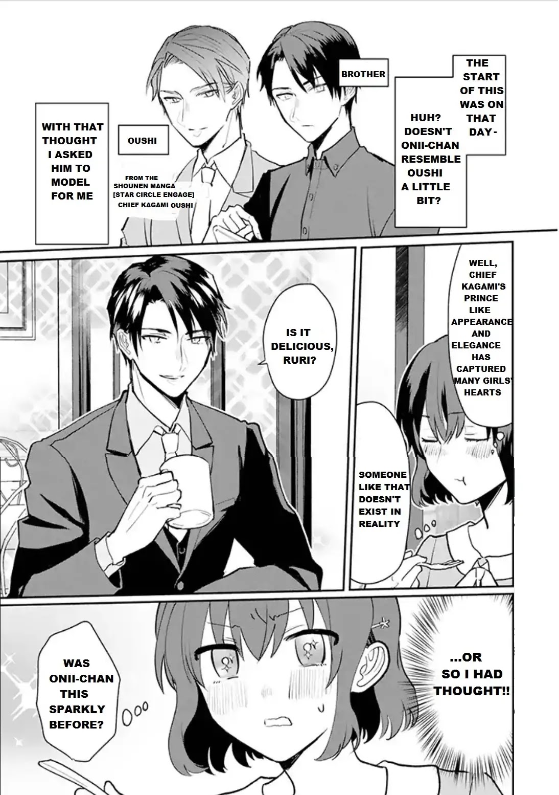 The Little Sister's BL Manga X The Big Brother's Shoujo Manga Chapter 1 page 9 - Chapter 1