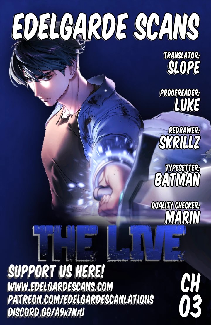 The Live Chapter 3 page 1 - Chapter 3
