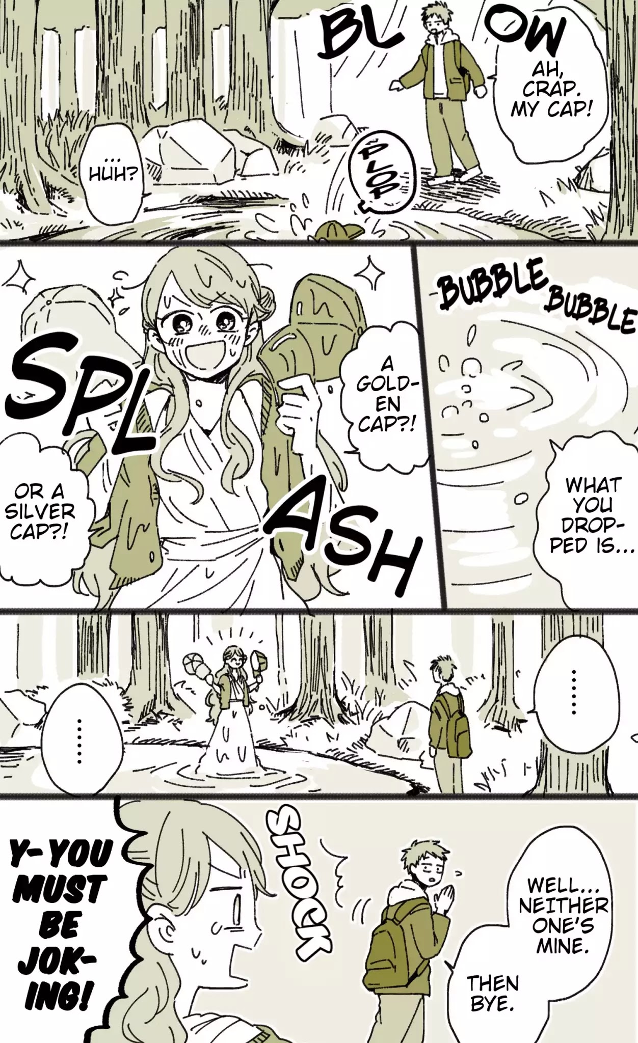 The Lonely Spring Fairy Chapter 1.1 page 1 - Vol.1 Chapter 1: The Lonely Spirit of the Spring (Part 1 and 2)