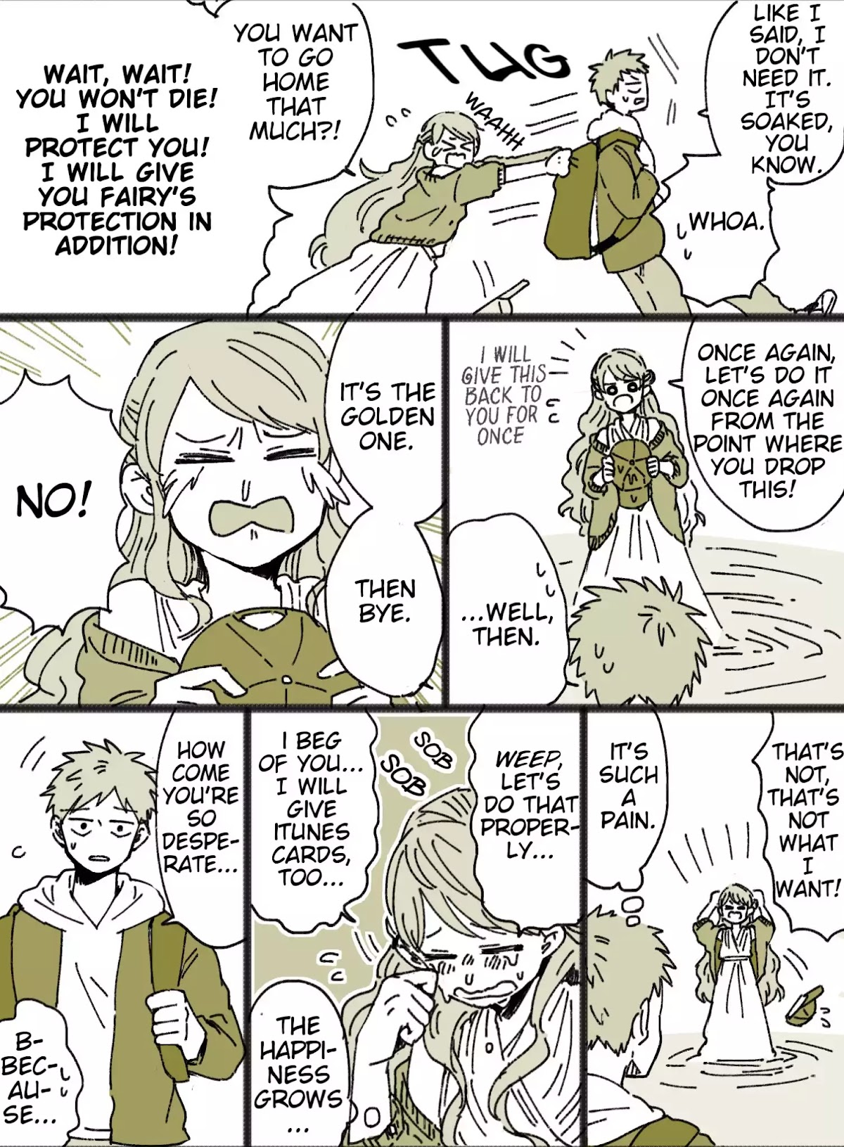 The Lonely Spring Fairy Chapter 1.1 page 3 - Vol.1 Chapter 1: The Lonely Spirit of the Spring (Part 1 and 2)