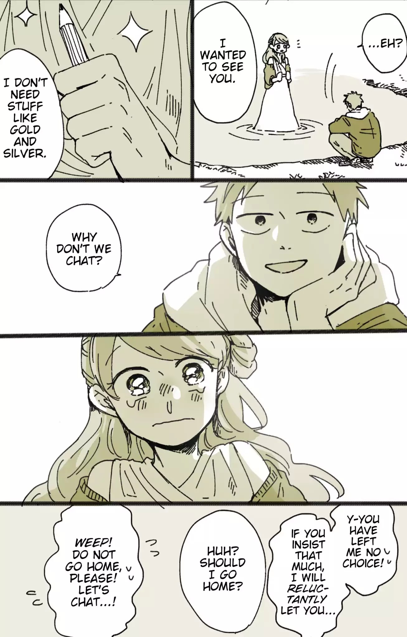 The Lonely Spring Fairy Chapter 1.1 page 7 - Vol.1 Chapter 1: The Lonely Spirit of the Spring (Part 1 and 2)
