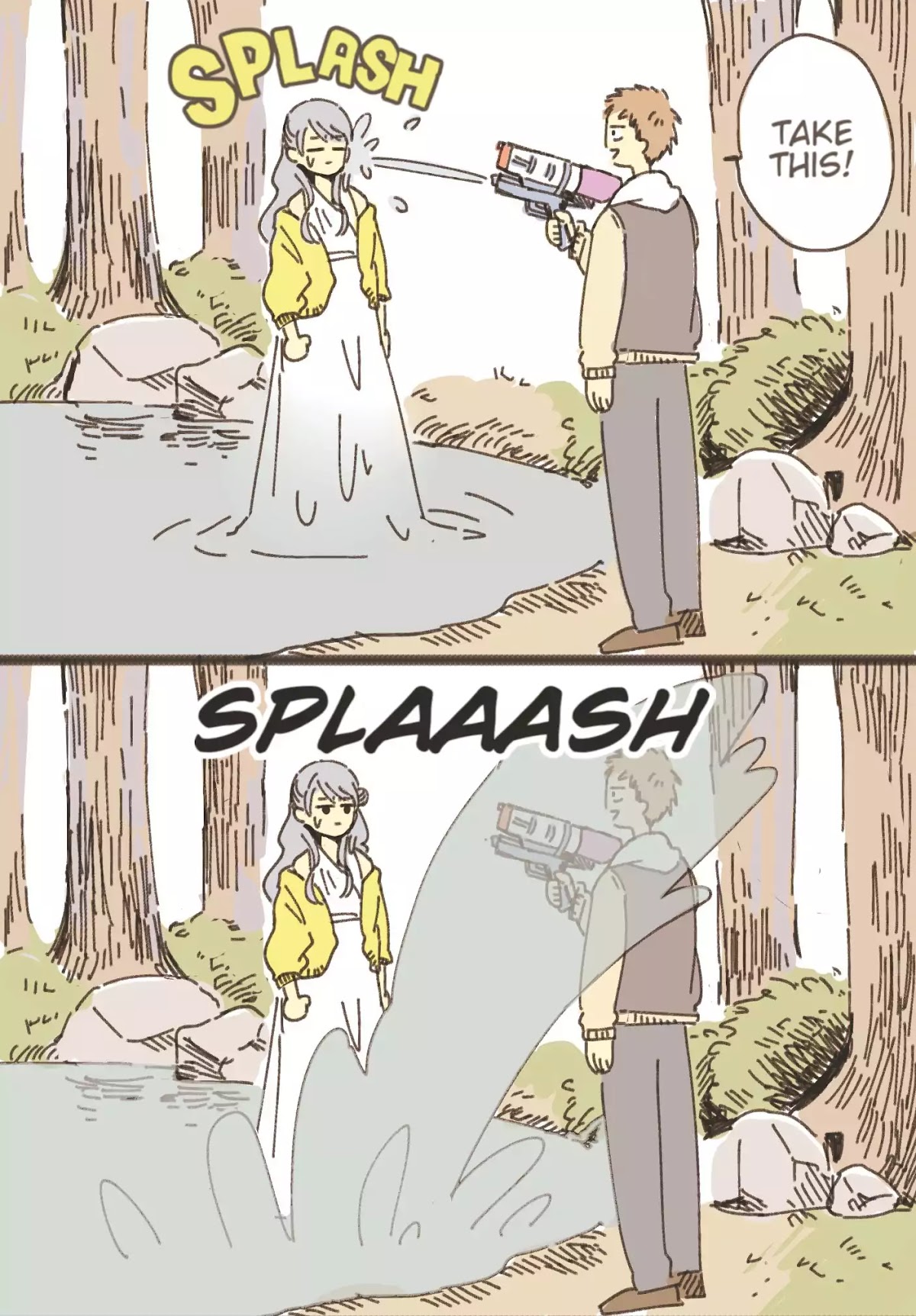 The Lonely Spring Fairy Chapter 1.1 page 8 - Vol.1 Chapter 1: The Lonely Spirit of the Spring (Part 1 and 2)