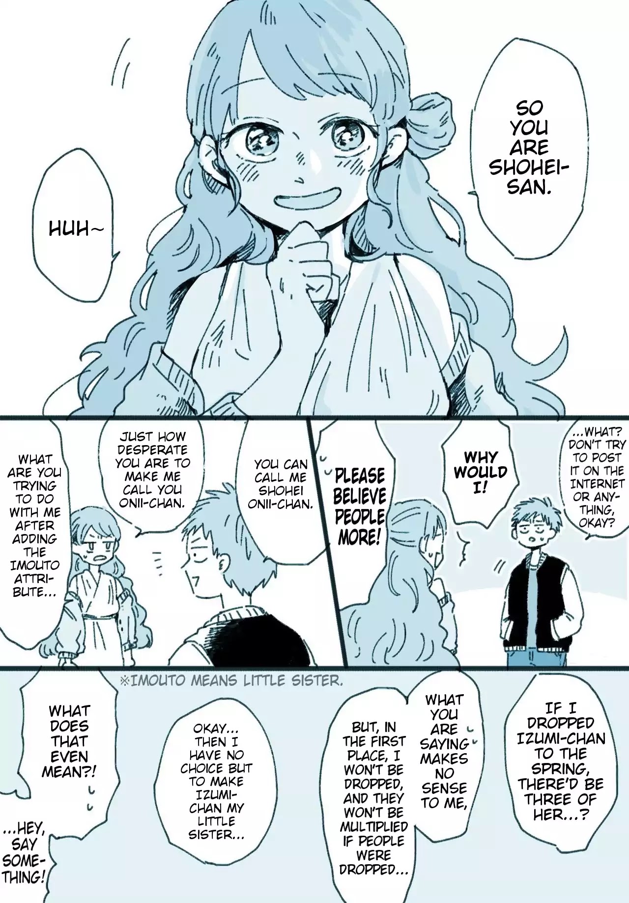 The Lonely Spring Fairy Chapter 1.2 page 3 - Vol.1 Chapter 2: The Lonely Spirit of the Spring (Part 3)