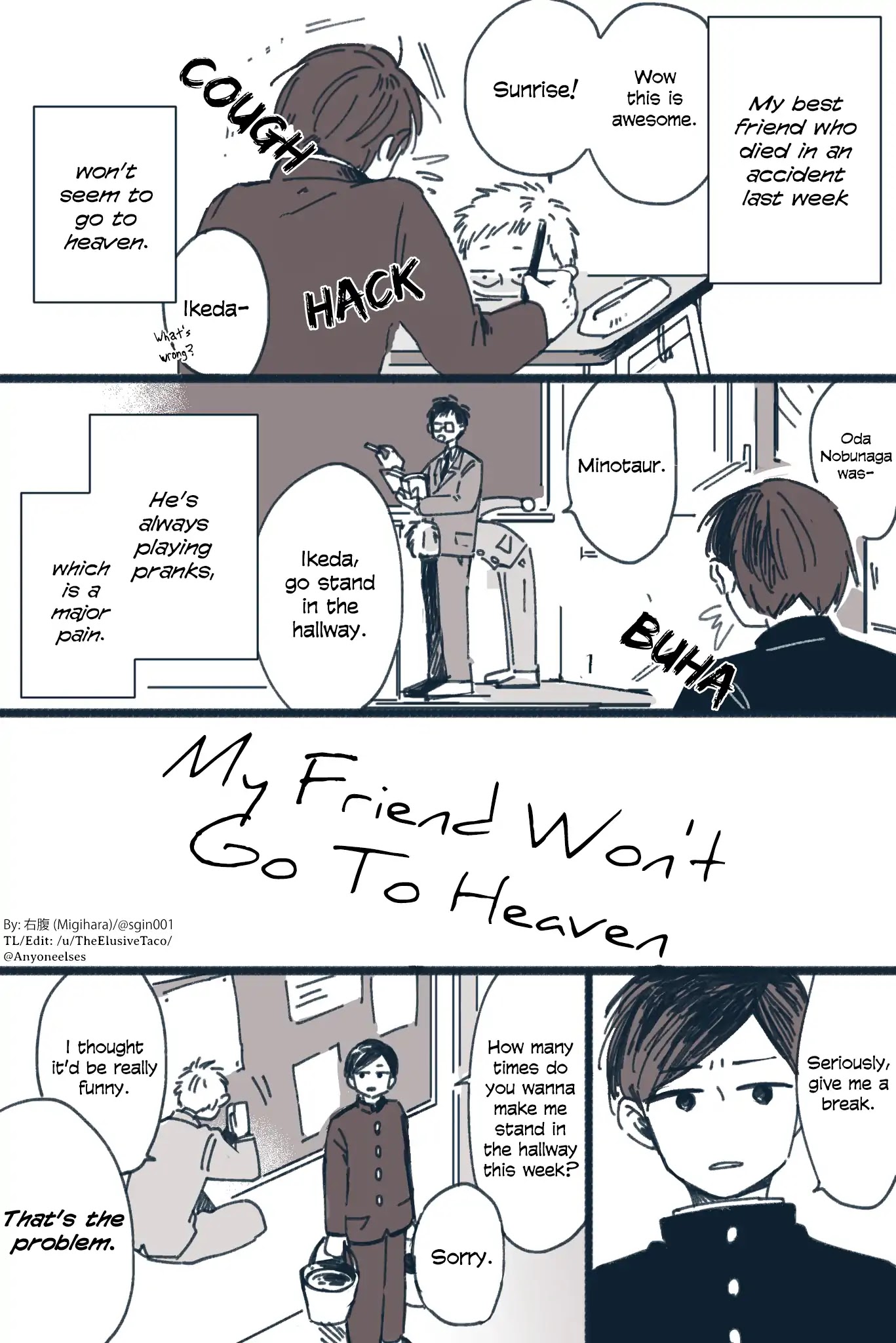 The Lonely Spring Fairy Chapter 3.2 page 1 - Vol.3 Chapter 2: My Friend Won't Go To Heaven
