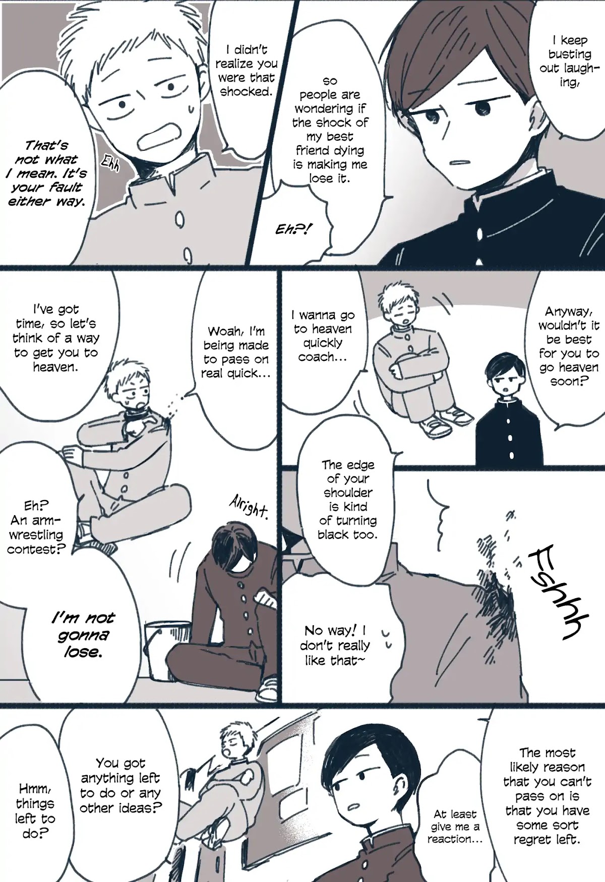 The Lonely Spring Fairy Chapter 3.2 page 2 - Vol.3 Chapter 2: My Friend Won't Go To Heaven