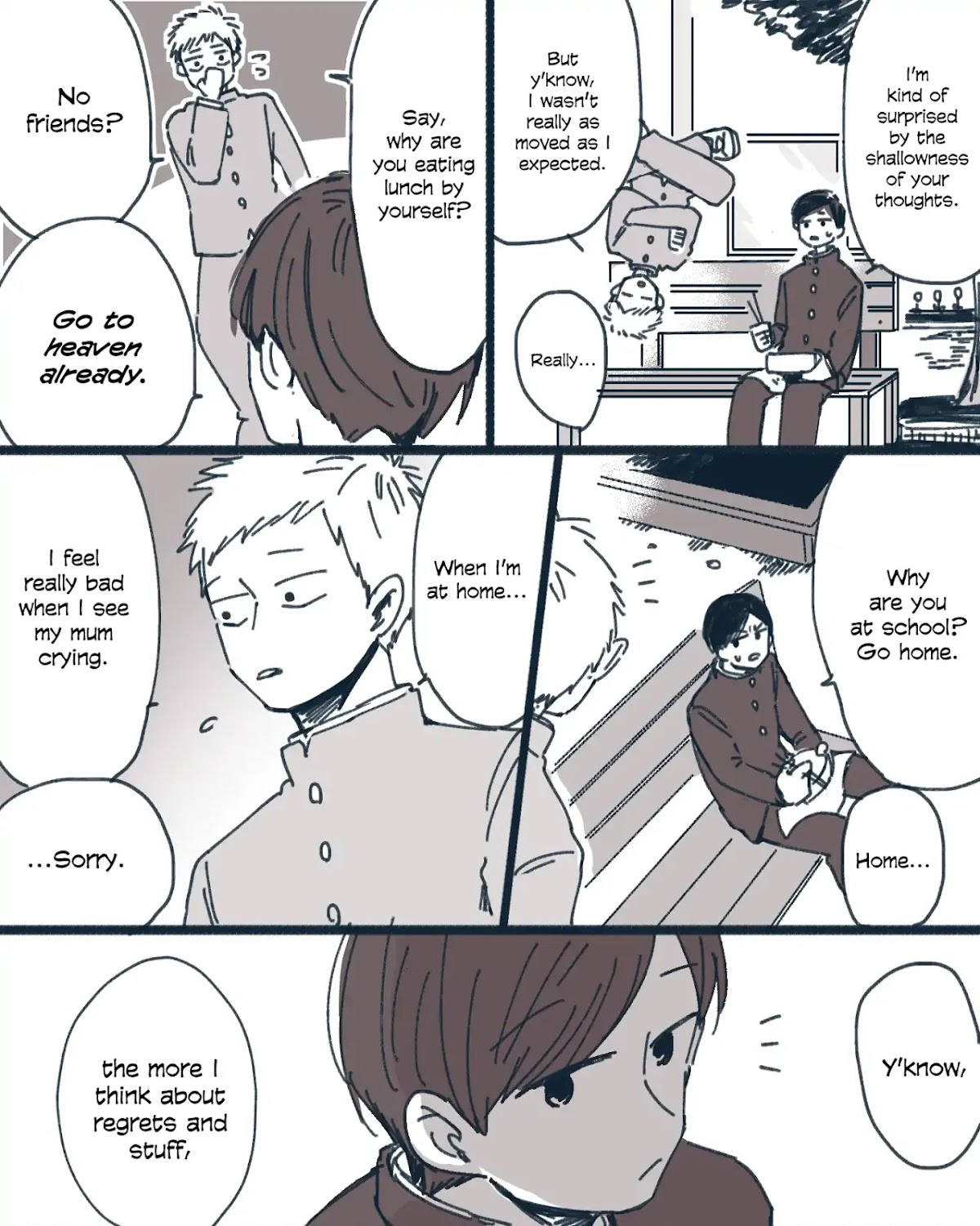 The Lonely Spring Fairy Chapter 3.2 page 6 - Vol.3 Chapter 2: My Friend Won't Go To Heaven