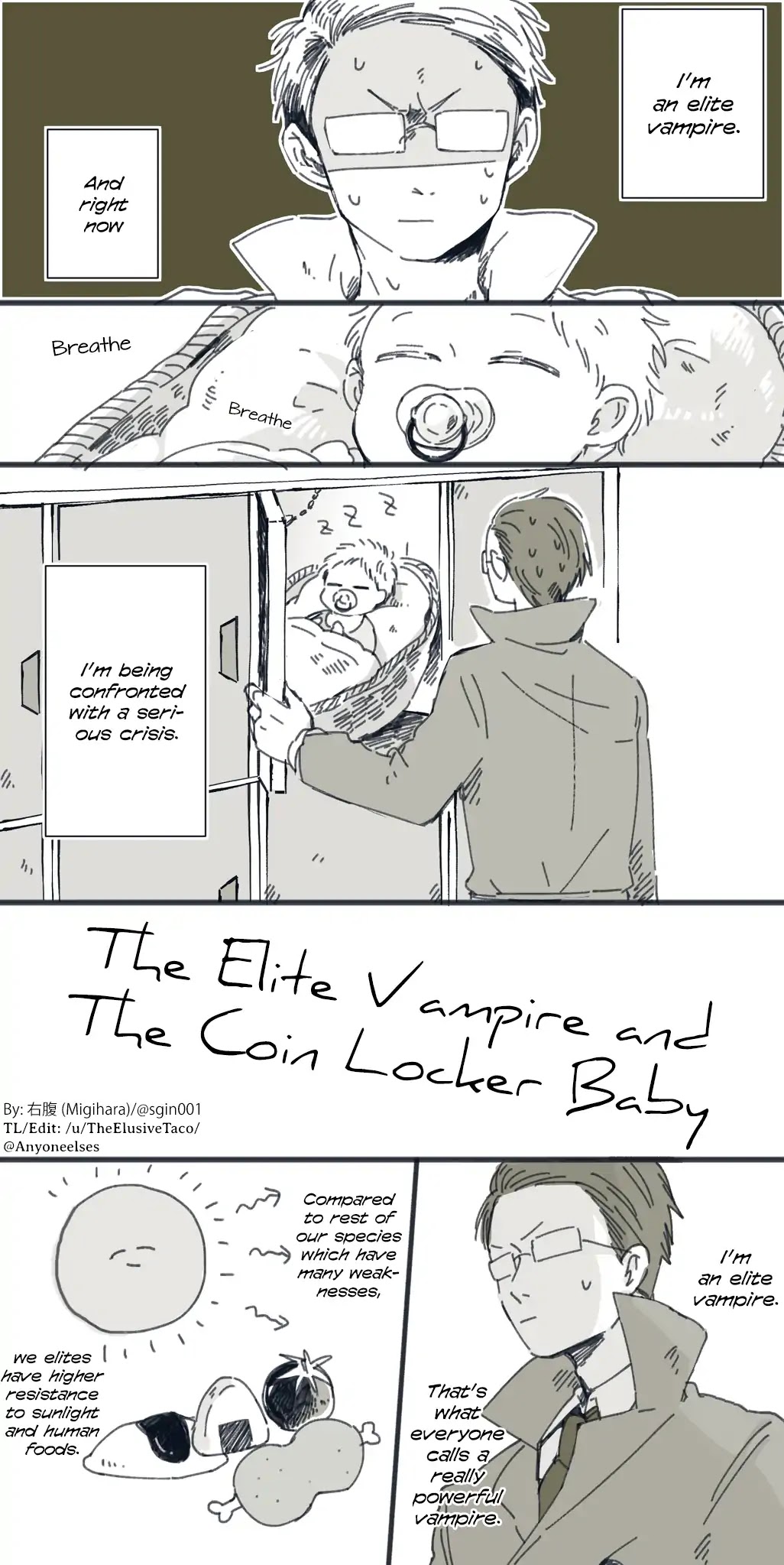 The Lonely Spring Fairy Chapter 3.3 page 1 - Vol.3 Chapter 3: The Elite Vampire and The Coin Locker Baby