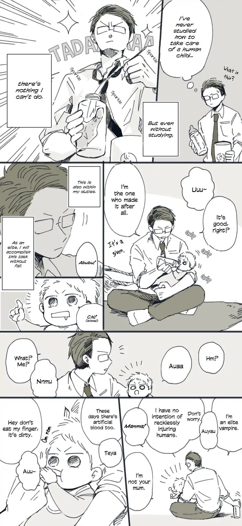 The Lonely Spring Fairy Chapter 3.3 page 3 - Vol.3 Chapter 3: The Elite Vampire and The Coin Locker Baby