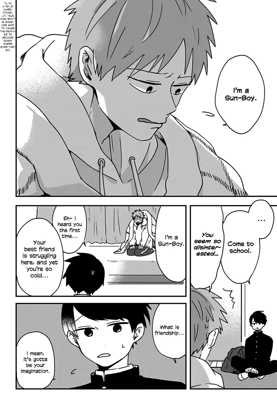 The Lonely Spring Fairy Chapter 3.4 page 2 - Vol.3 Chapter 4: The Shut-In Sun-Boy (Oneshot)