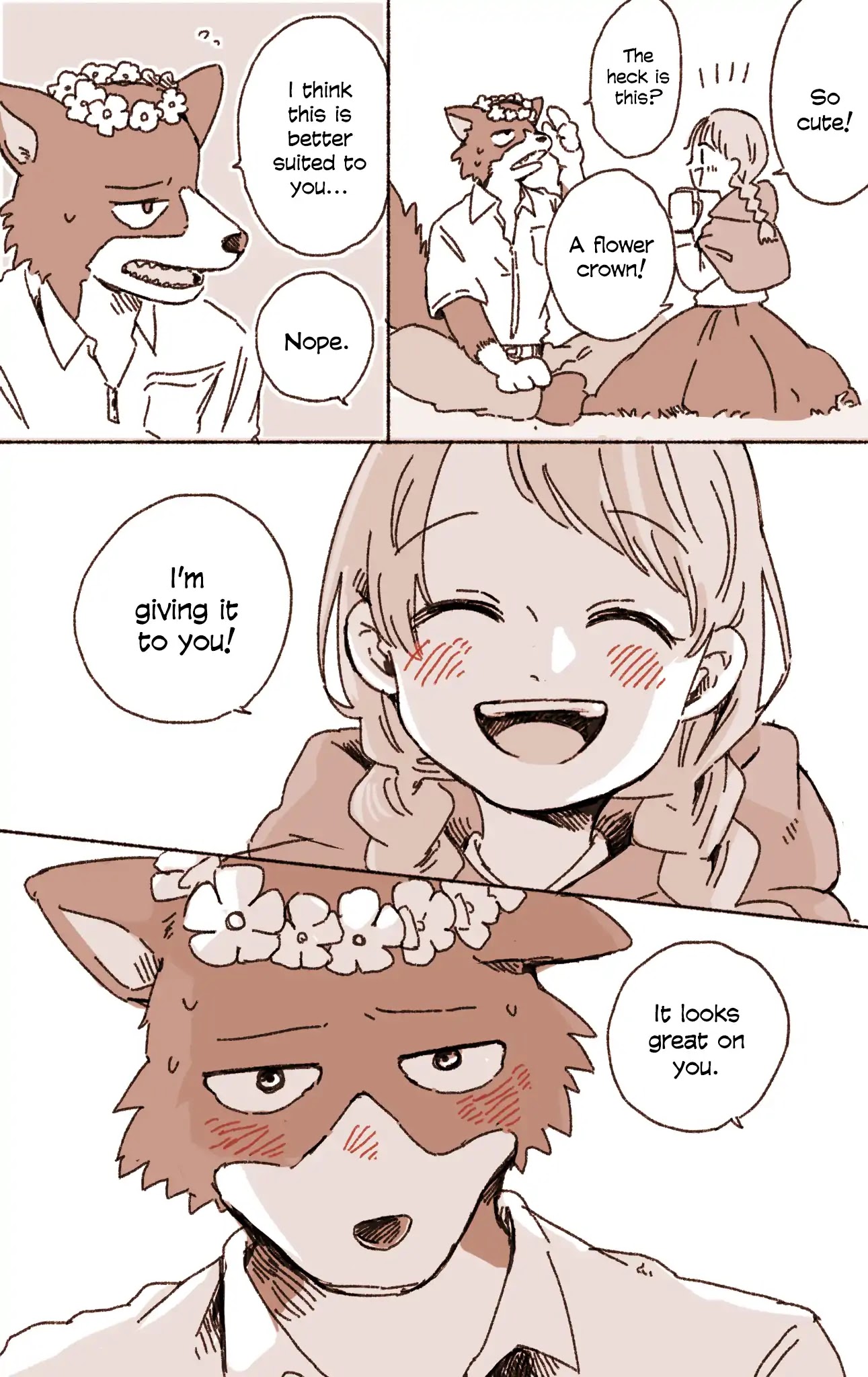 The Lonely Spring Fairy Chapter 3.5 page 3 - Vol.3 Chapter 5: Little Red Riding Hood and the Wolf