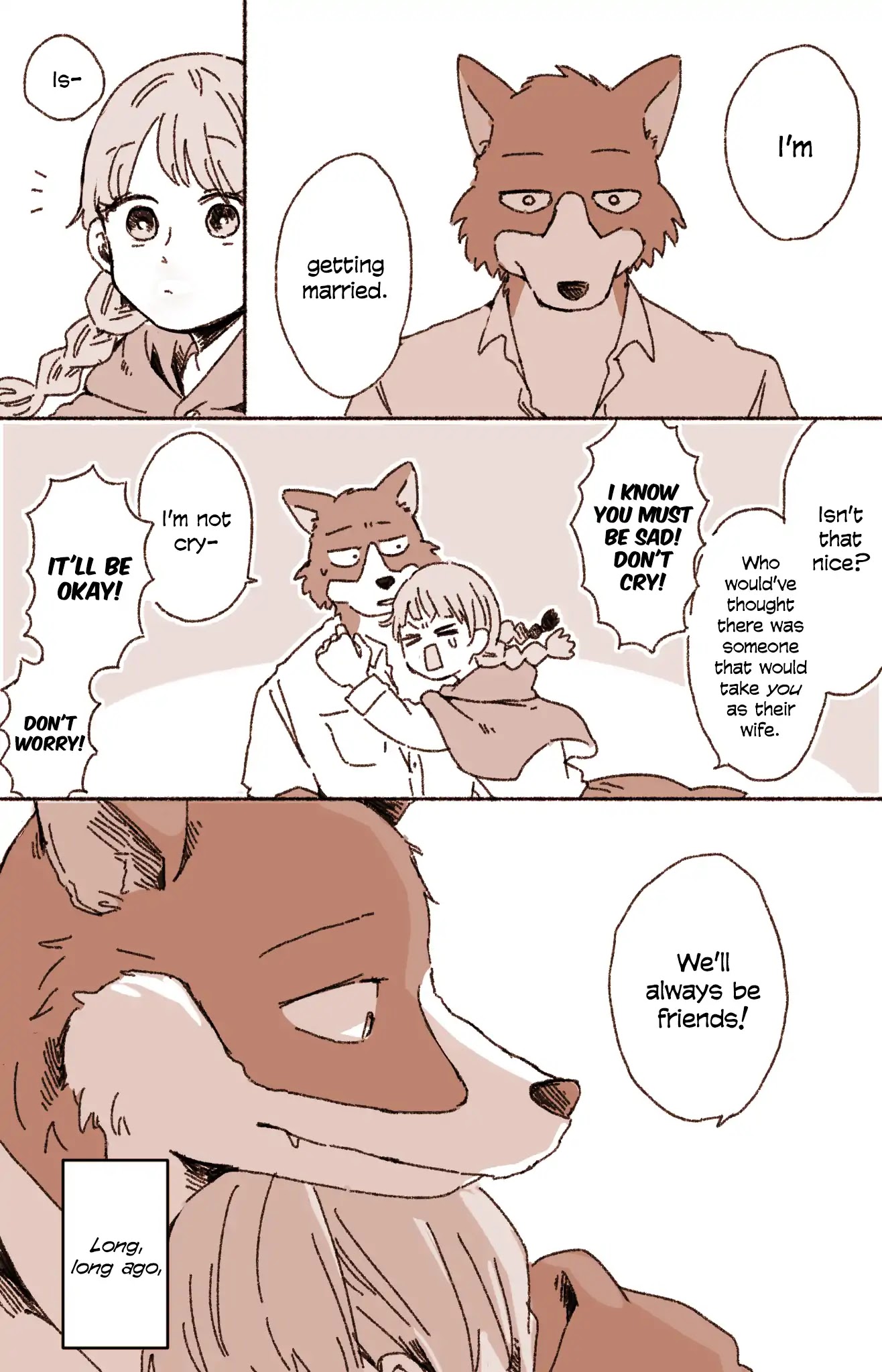 The Lonely Spring Fairy Chapter 3.5 page 5 - Vol.3 Chapter 5: Little Red Riding Hood and the Wolf