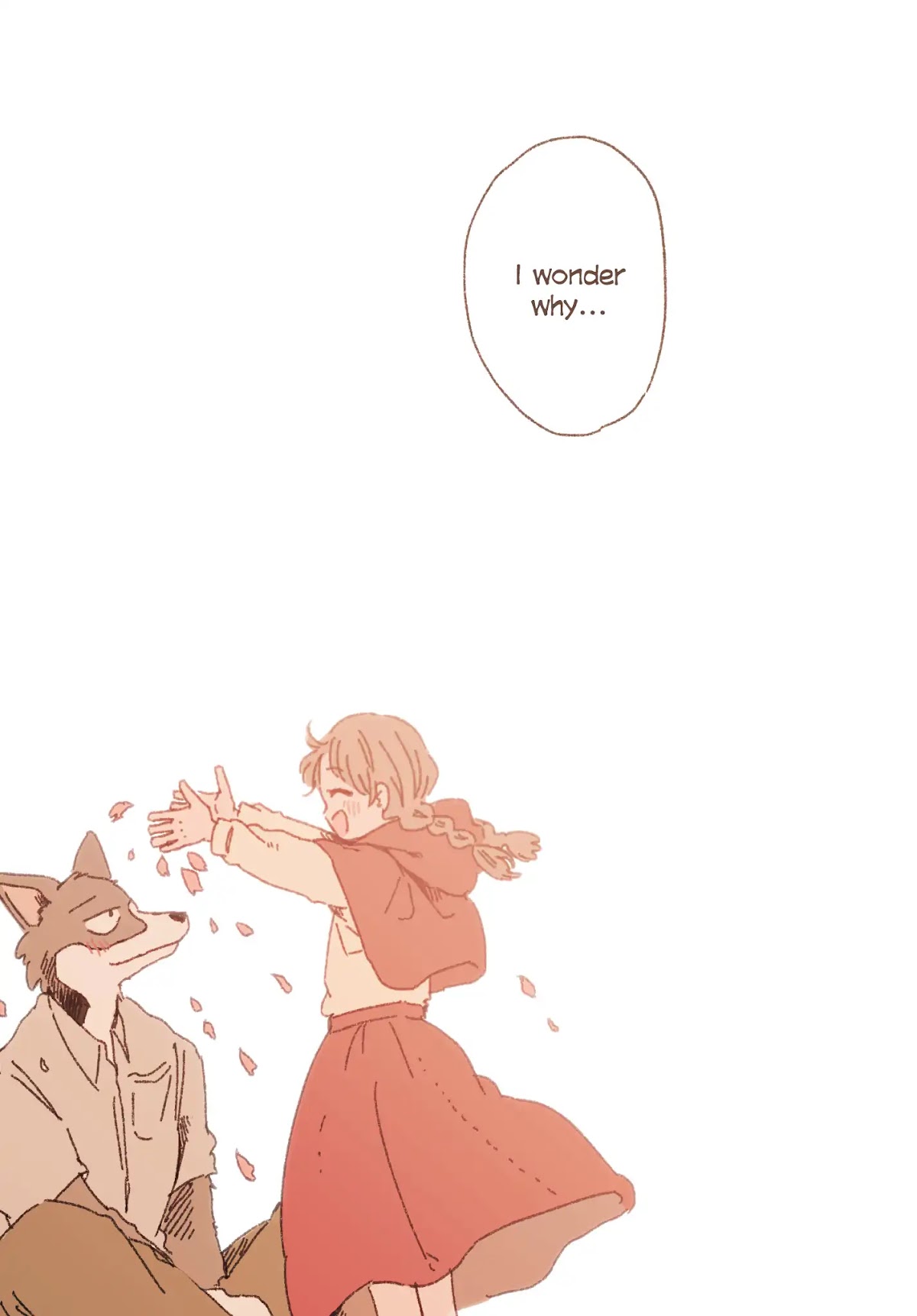 The Lonely Spring Fairy Chapter 3.5 page 8 - Vol.3 Chapter 5: Little Red Riding Hood and the Wolf