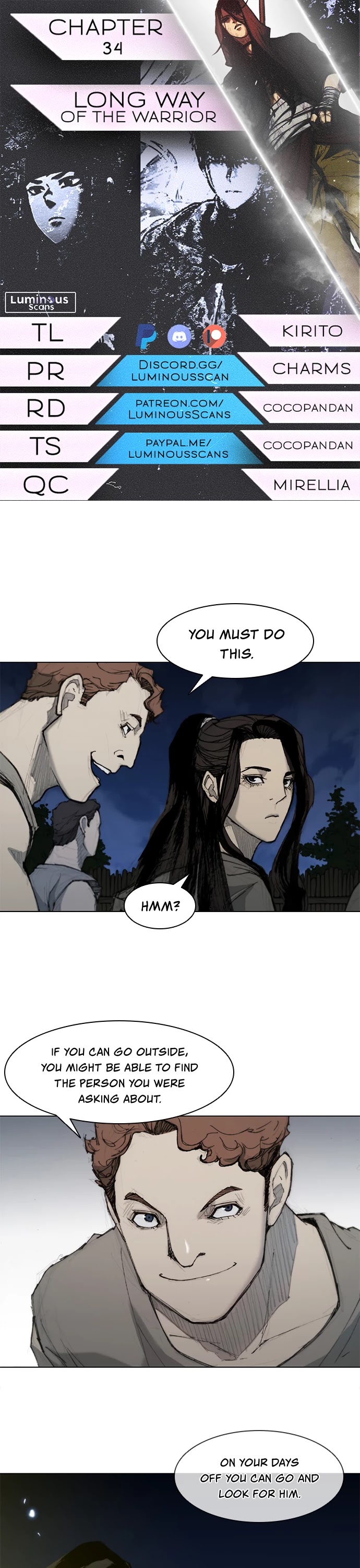 The Long Way of the Warrior Chapter 34 page 1 - Chapter 34
