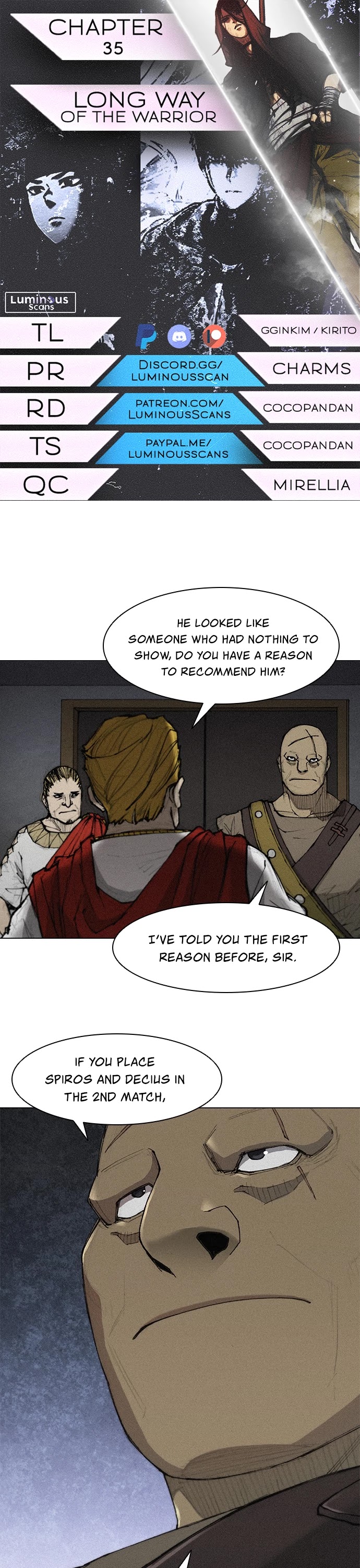 The Long Way of the Warrior Chapter 35 page 1 - Chapter 35