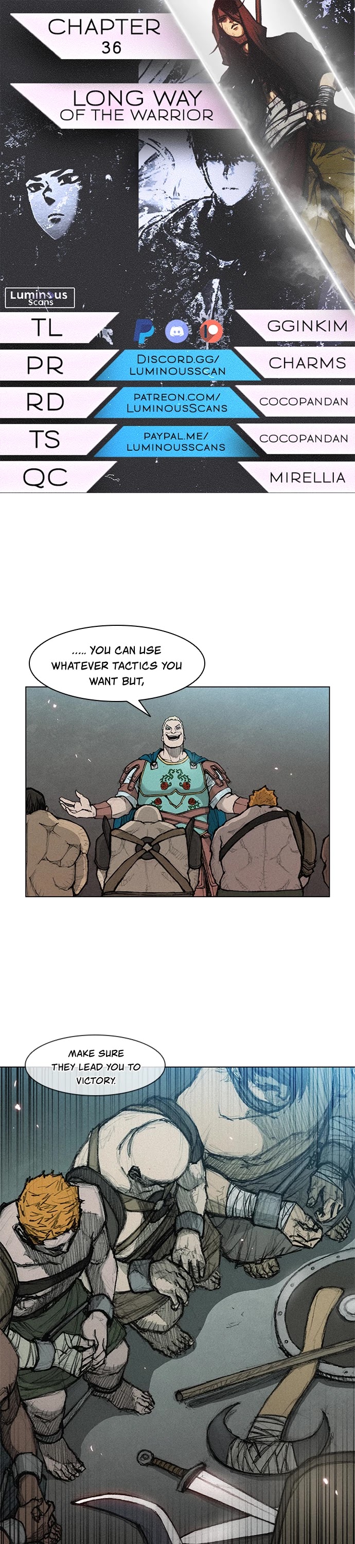 The Long Way of the Warrior Chapter 36 page 1 - Chapter 36