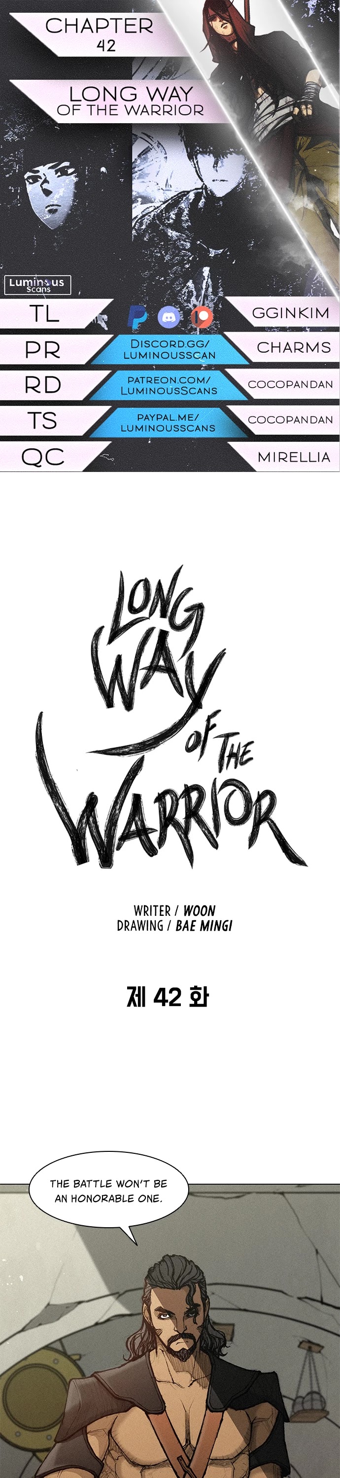 The Long Way of the Warrior Chapter 42 page 1 - Chapter 42
