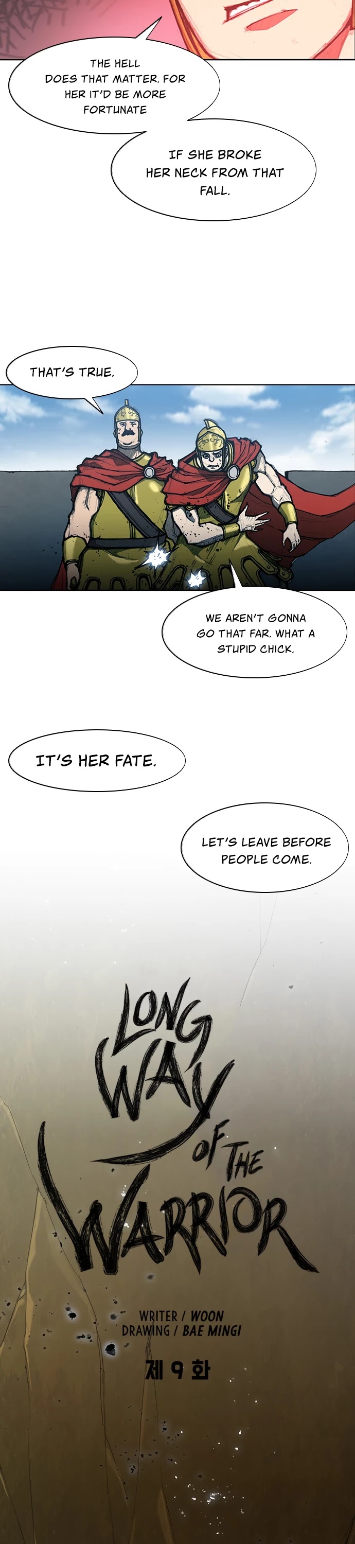 The Long Way of the Warrior Chapter 9 page 15 - Chapter 9