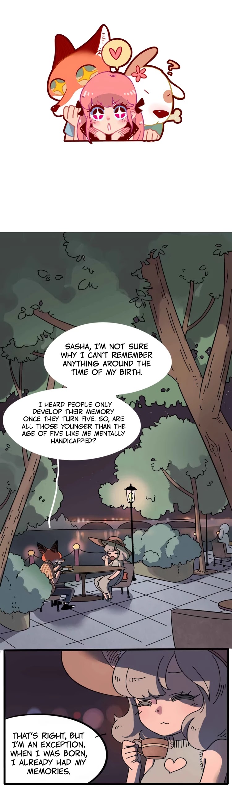 The Loser-fox orange Chapter 13.5 page 1 - Chapter 13.5
