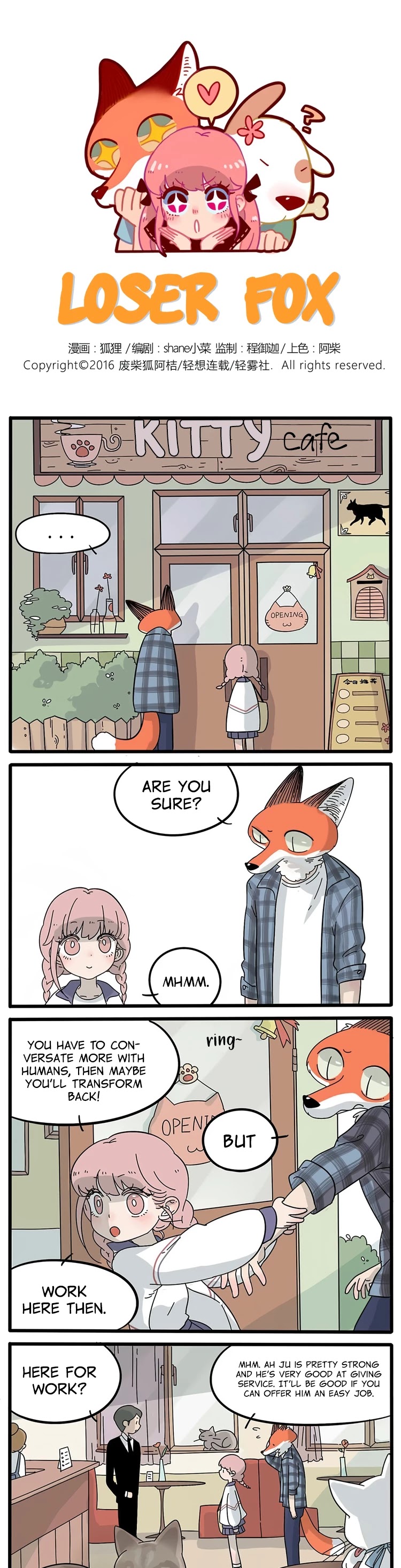 The Loser-fox orange Chapter 13 page 1 - Chapter 13