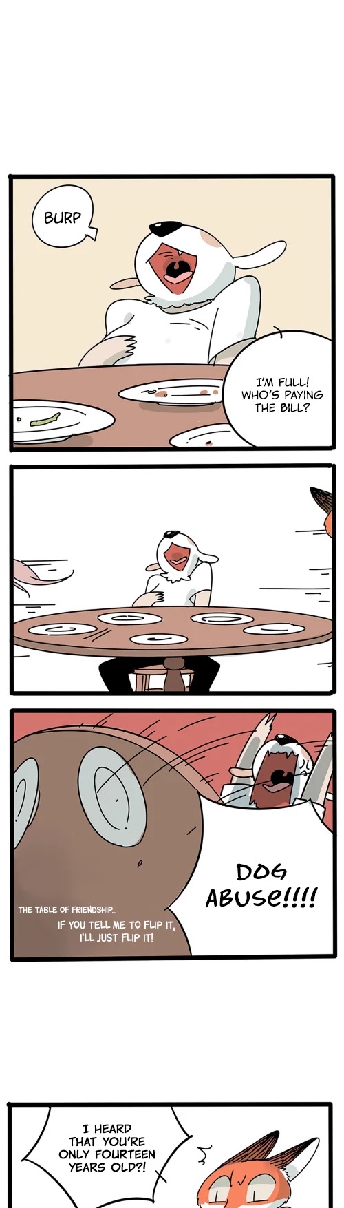 The Loser-fox orange Chapter 7.5 page 3 - Chapter 7.5