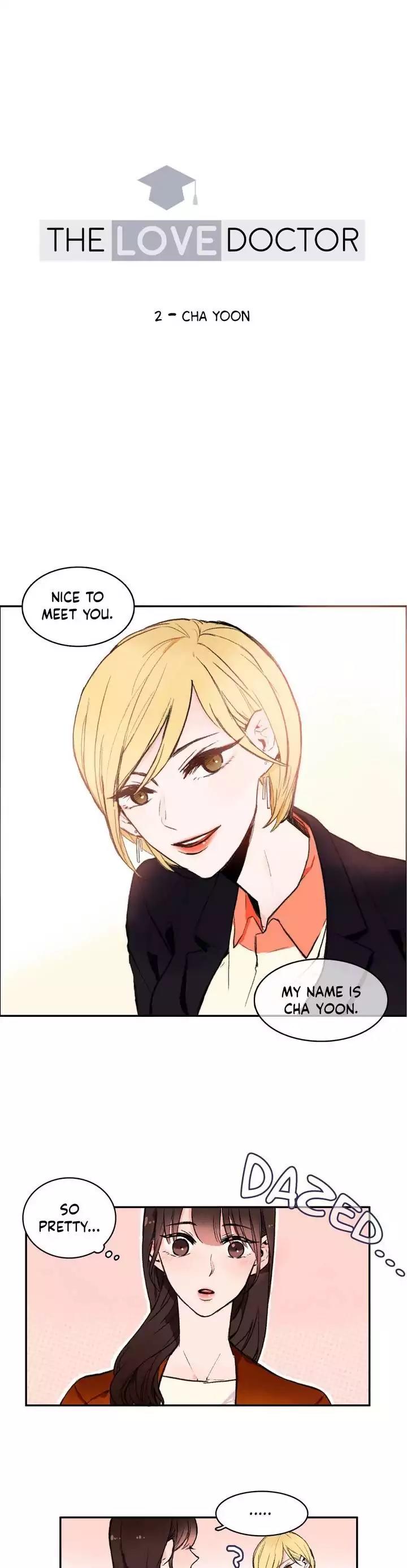 The Love Doctor Chapter 2 page 1 - Chapter 2: Cha Yoon