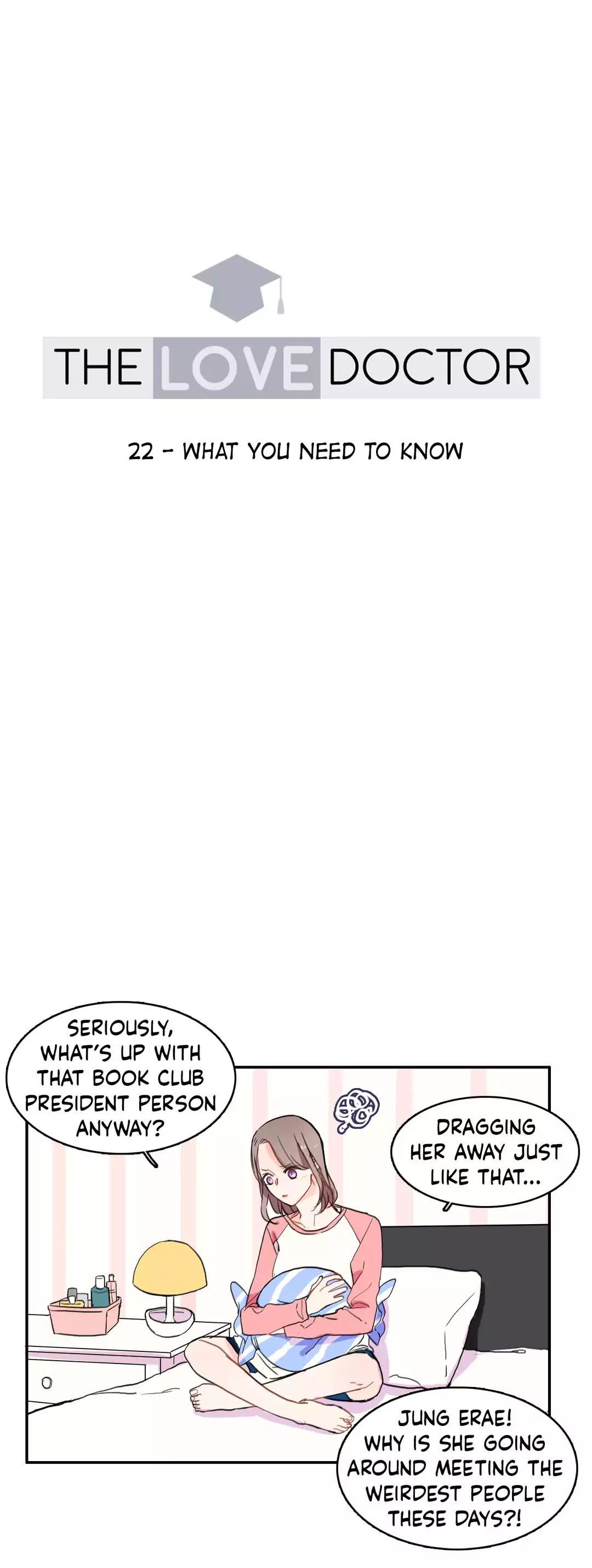The Love Doctor Chapter 22 page 13 - Chapter 22: What You Need To Know