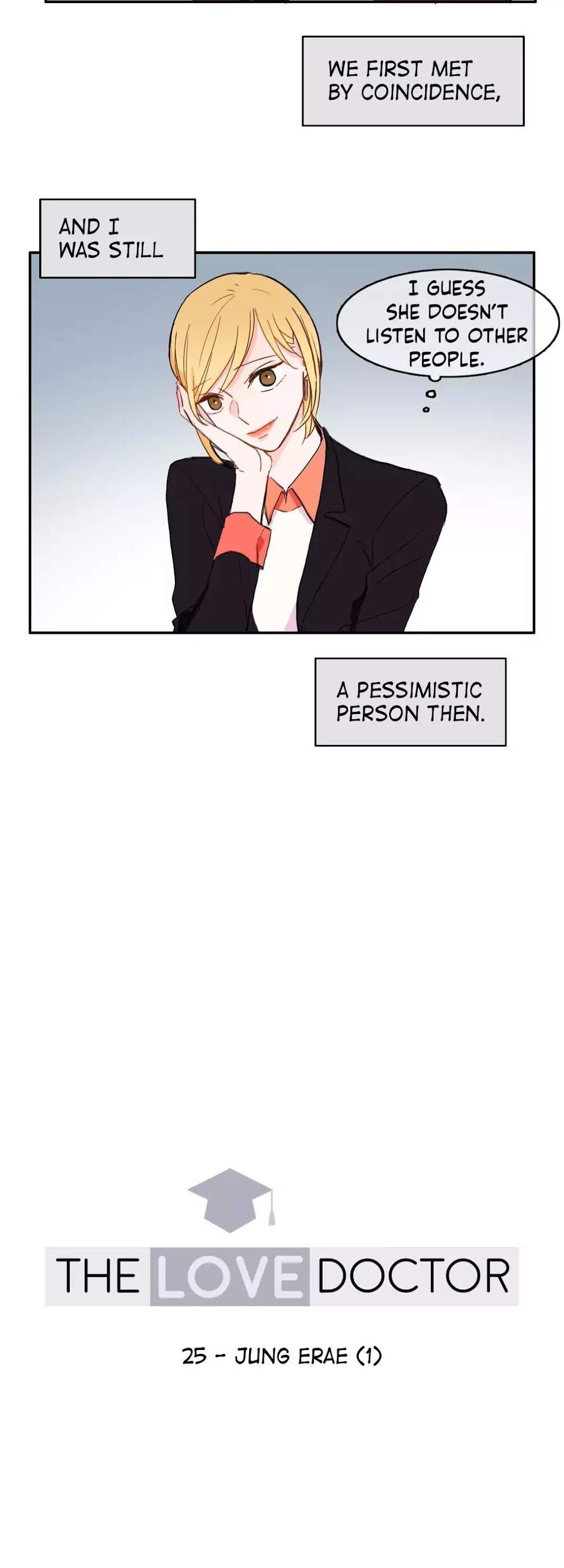 The Love Doctor Chapter 25 page 7 - Chapter 25: Jung Erae (1)