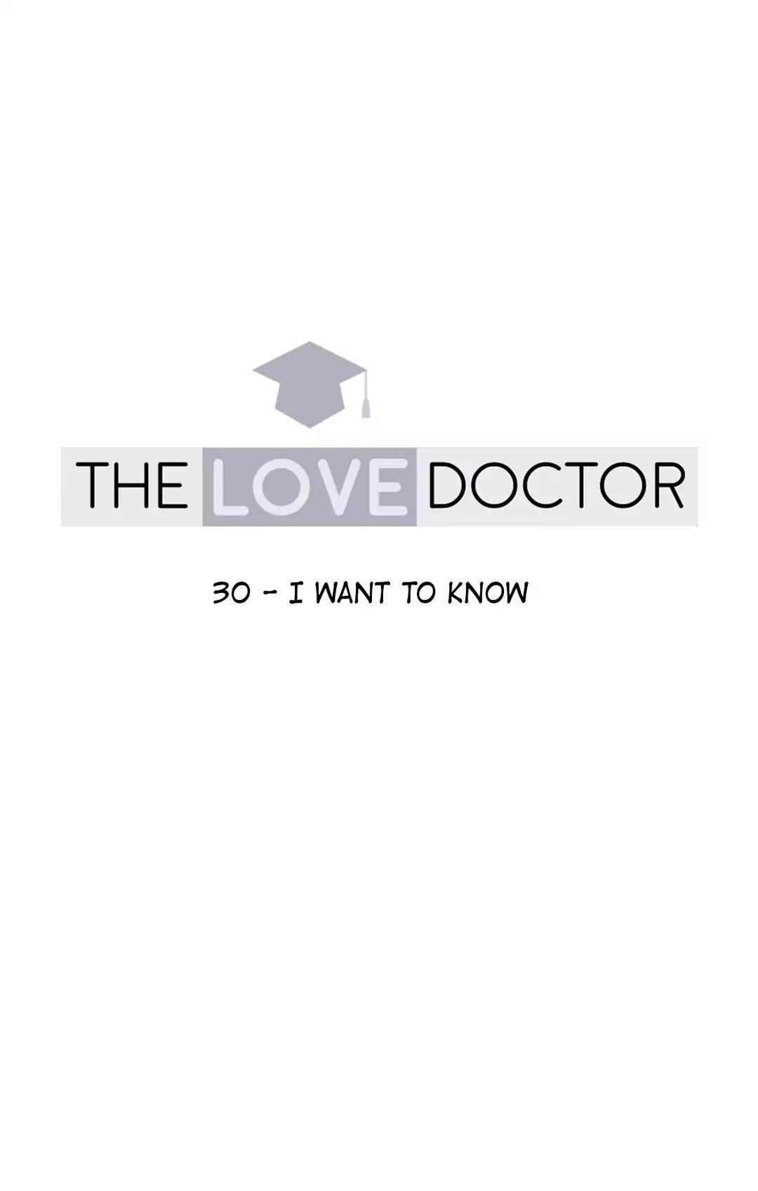 The Love Doctor Chapter 30 page 5 - Chapter 30: I Want To Know