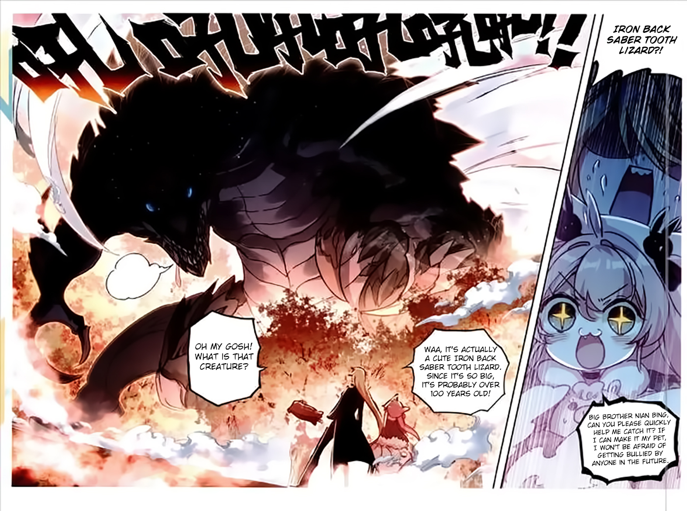 The Magic Chef of Ice and Fire Chapter 2.29 page 18 - Vol.2 Chapter 29: Big Brother, I Want that Big Fella