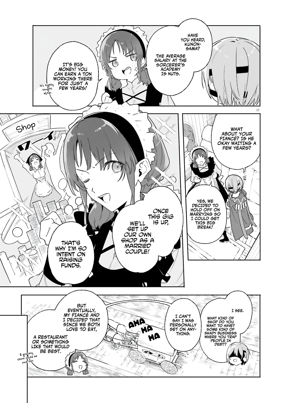 The Magician Kunon Sees Everything Chapter 14 page 23 - Chapter 14: A Farewell and a Meeting