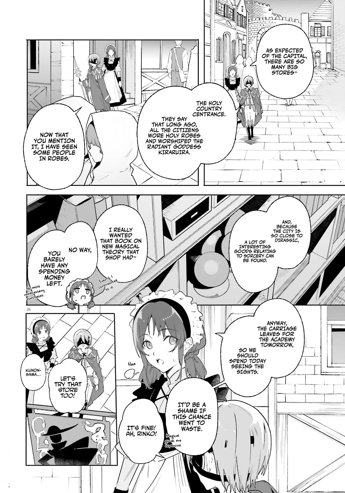 The Magician Kunon Sees Everything Chapter 14 page 26 - Chapter 14: A Farewell and a Meeting