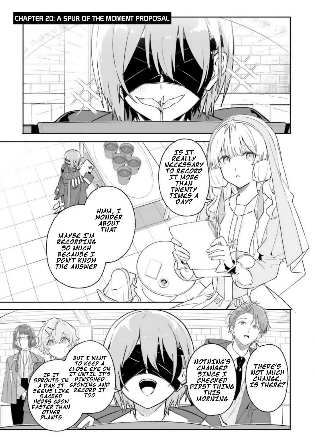 The Magician Kunon Sees Everything Chapter 20 page 1 - Chapter 20: A SPUR OF THE MOMENT PROPOSAL